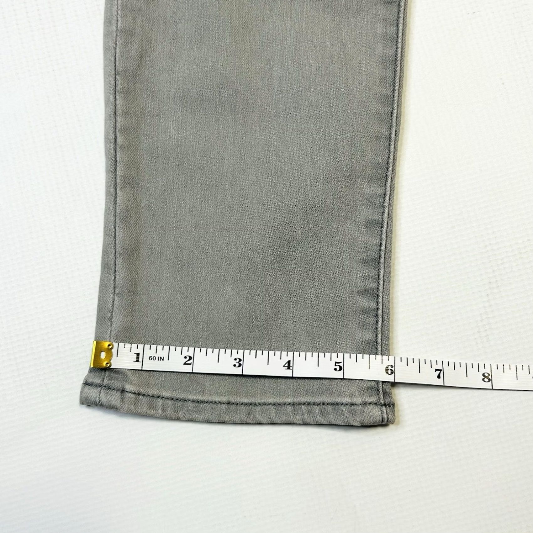 Athleta Athleta Sculptek Gray Crop Skinny Jeans Size 8 Inseam 26” Kenai Wash Denim Stretch Size 30" / US 8 / IT 44 - 7 Thumbnail