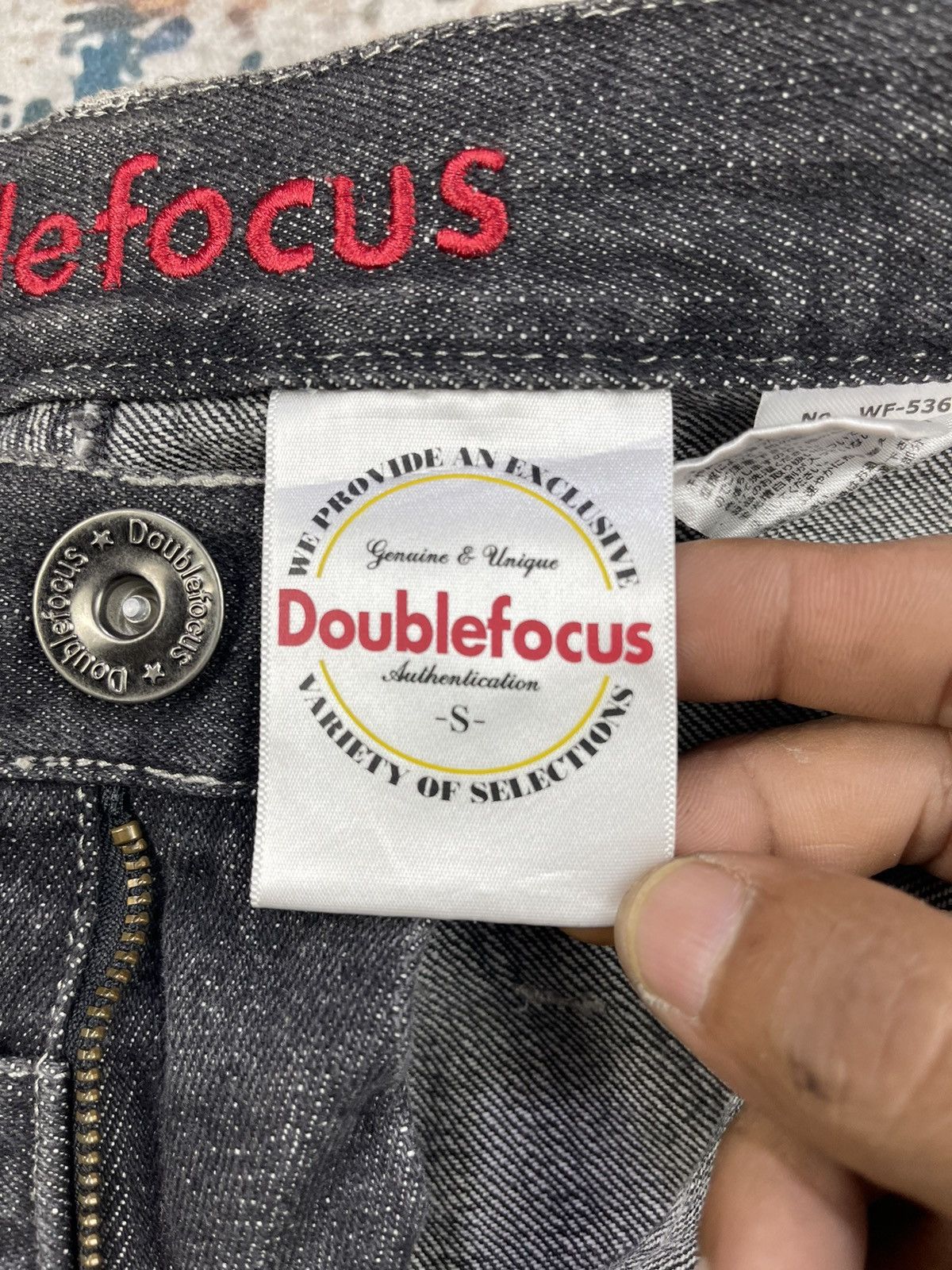 Hysteric Glamour Double Focus Distressed Double Waist Denim Size US 30 / EU 46 - 14 Thumbnail