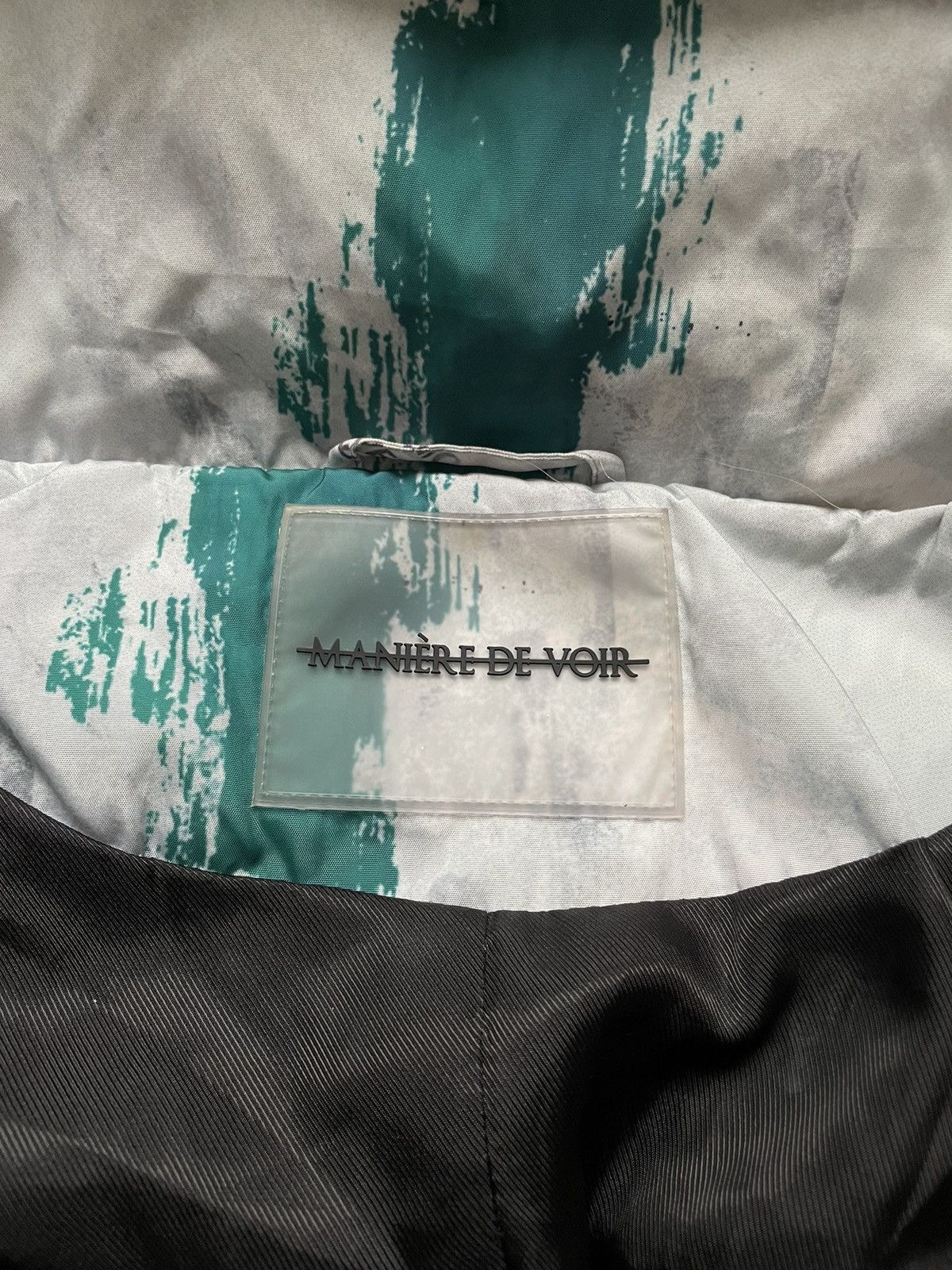 Japanese Brand × Maniere De Vior × Vintage Rare Vintage Maniere De Voir Multi Logo Puffer Down Jacket Size US XS / EU 42 / 0 - 22 Thumbnail