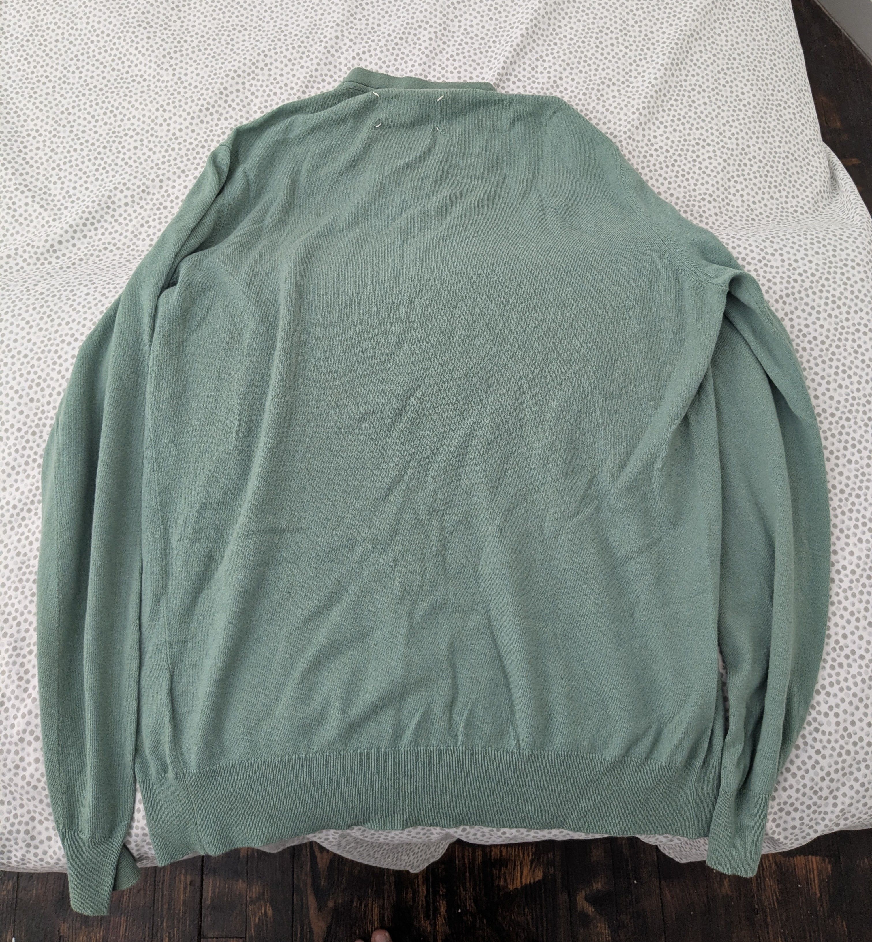 Maison Margiela 2015 Maison Margiela Teal Sweater Size US XL / EU 56 / 4 - 2 Thumbnail