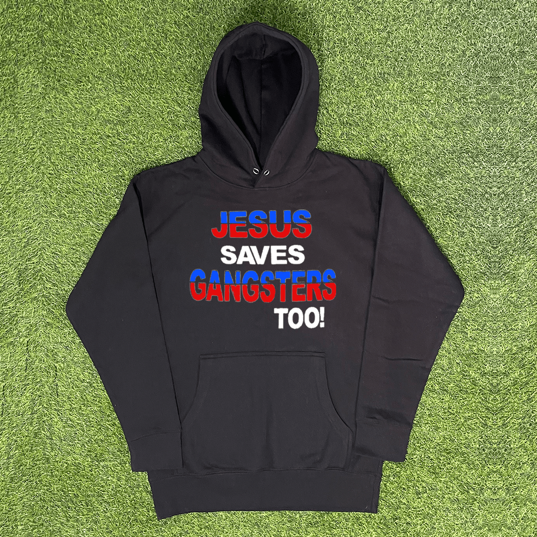 Vintage JESUS SAVES GANGSTAS TOO HOODIE Size US M / EU 48-50 / 2 - 1 Preview