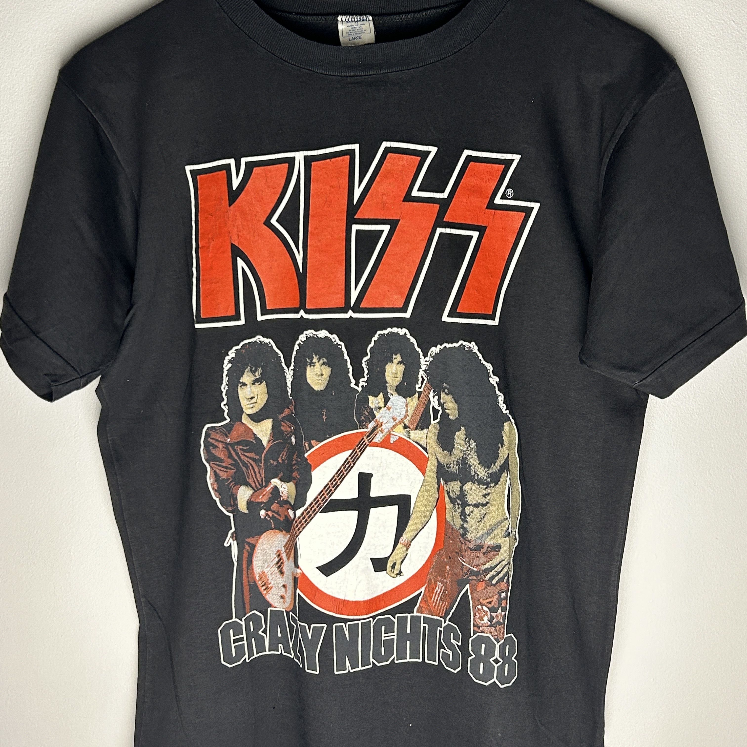 Band Tees Vintage Kiss Crazy Nights Japan 1988 Band T-shirt Size US L / EU 52-54 / 3 - 2 Thumbnail