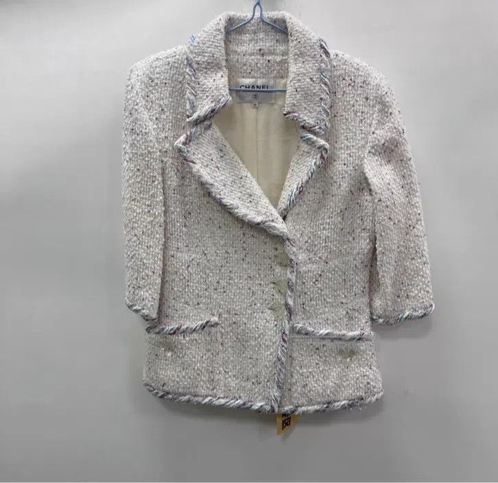 Chanel Chanel White coat Size S / US 4 / IT 40 - 1 Thumbnail
