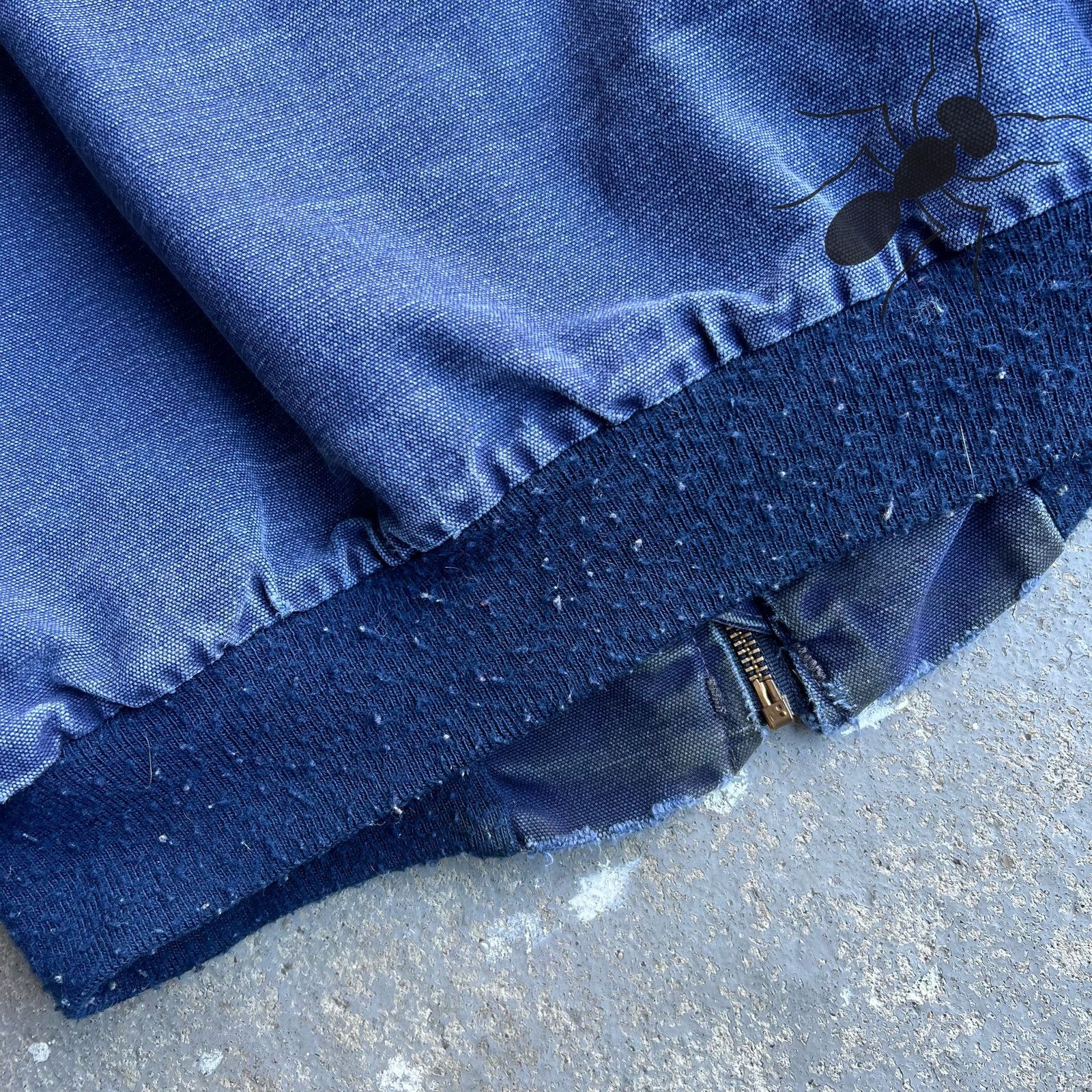 Carhartt × Vintage Vintage 1989 Carhartt blue Santa Fe distressed work jacket Size US M / EU 48-50 / 2 - 15 Thumbnail