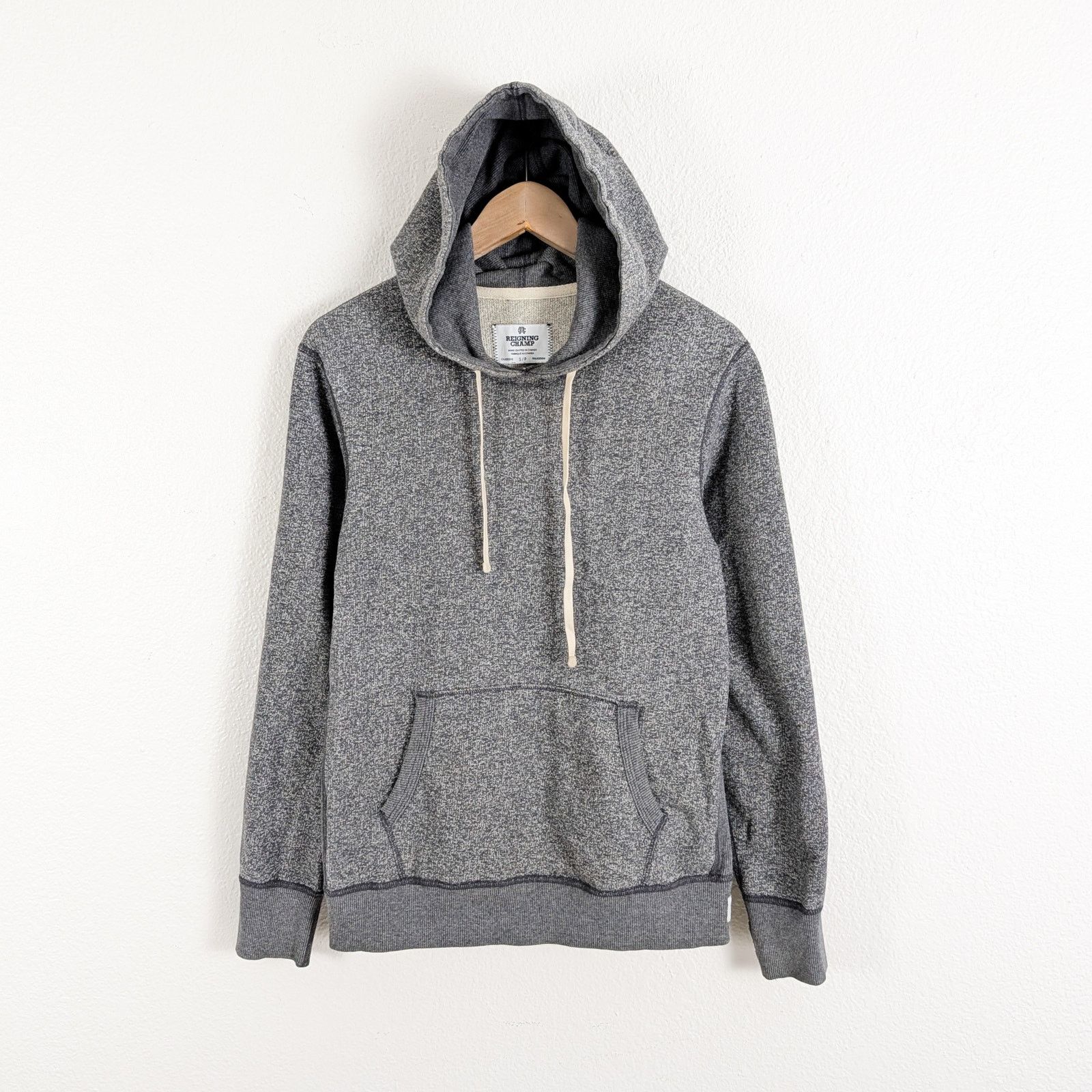 Reigning Champ Reigning Champ Small Midweight Terry Hoodie Heather Gray Size US S / EU 44-46 / 1 - 1 Thumbnail