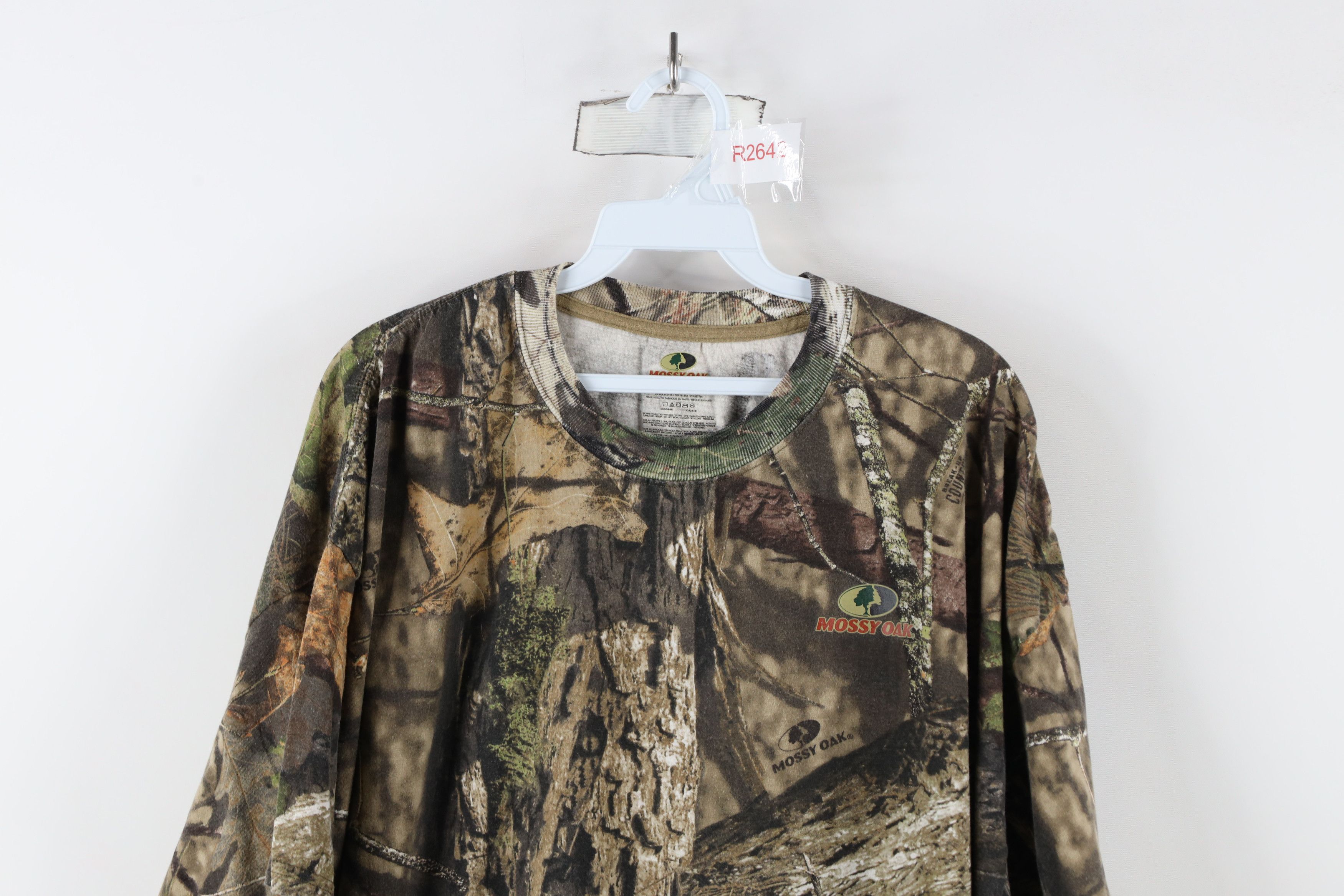 Vintage Vintage Streetwear Mossy Oak Camouflage Short Sleeve T-Shirt Size US XXL / EU 58 / 5 - 2 Thumbnail