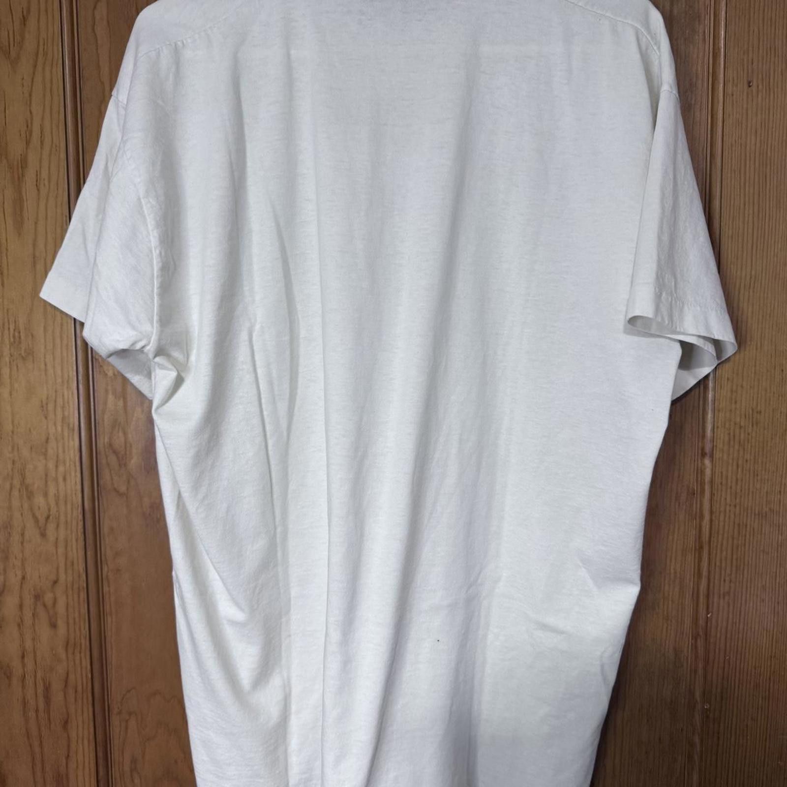 Fruit Of The Loom Fruit of the Loom Men's White Tshirt Size US XL / EU 56 / 4 - 2 Thumbnail
