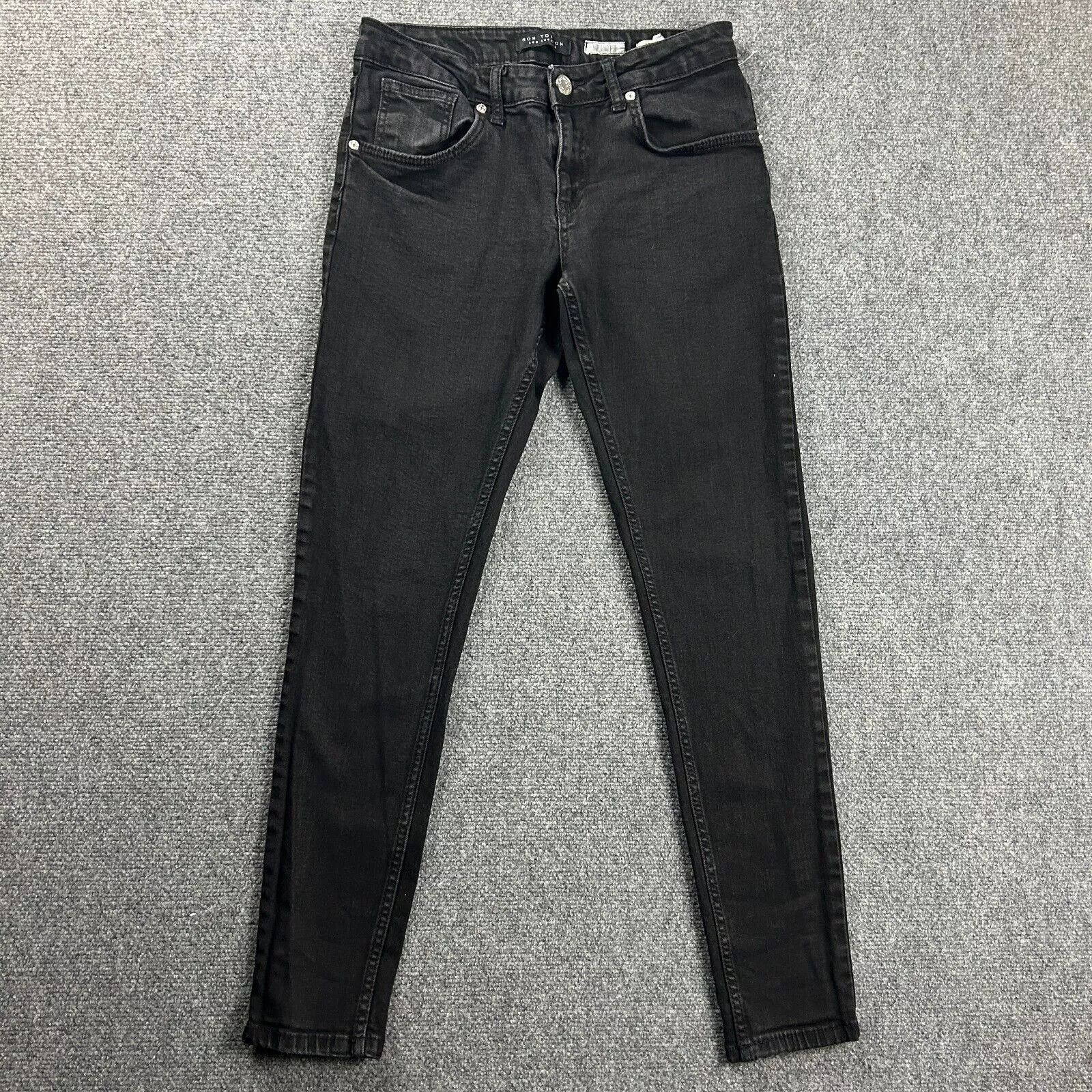Other Ron Tomson Jeans Mens 32x32 Denim Charcoal Wash Skinny Leg Size US 32 / EU 48 - 1 Thumbnail