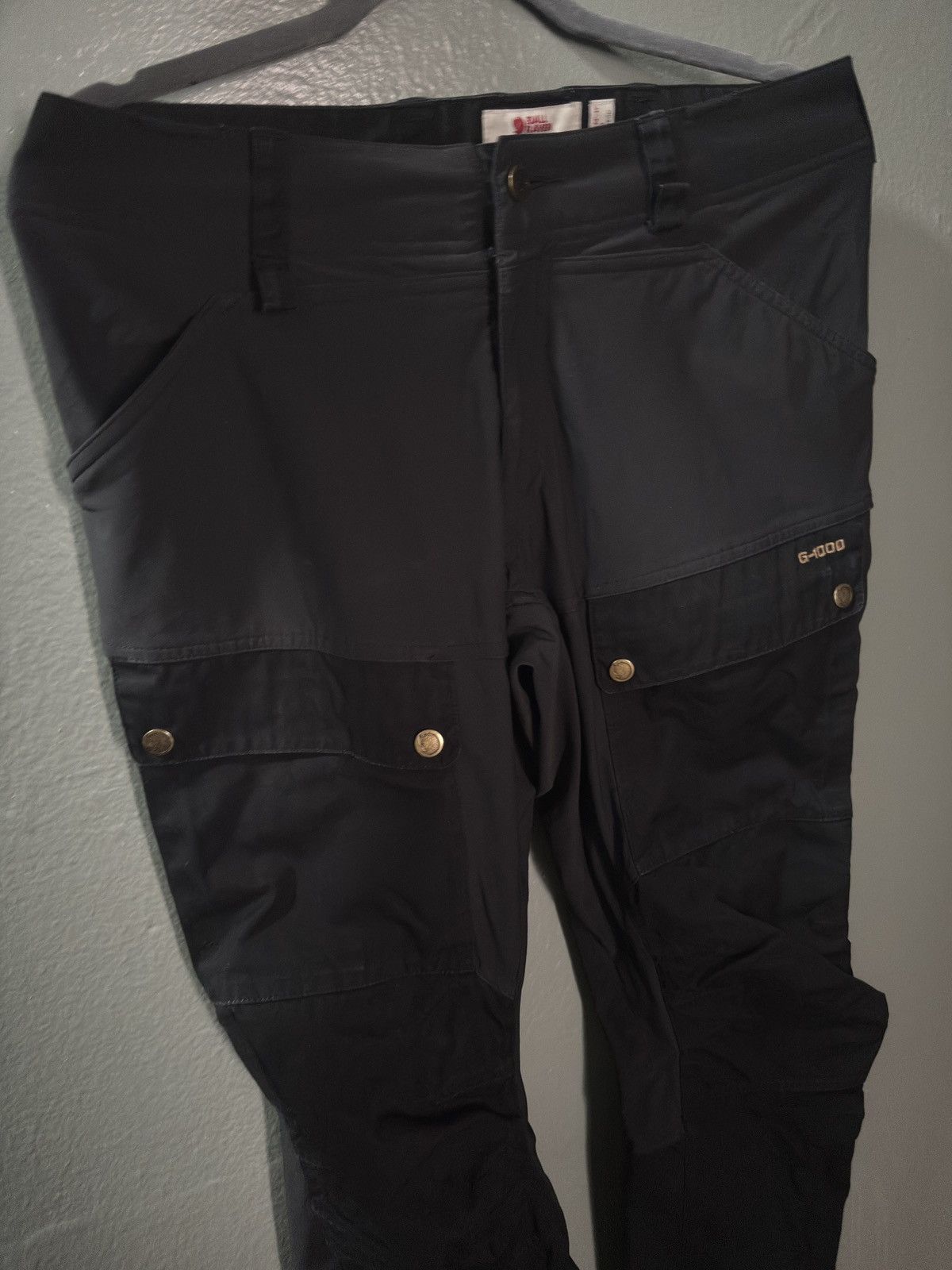 Fjallraven FJALL RAVEN Cargo Pants Black 30x31 Size US 31 - 2 Thumbnail