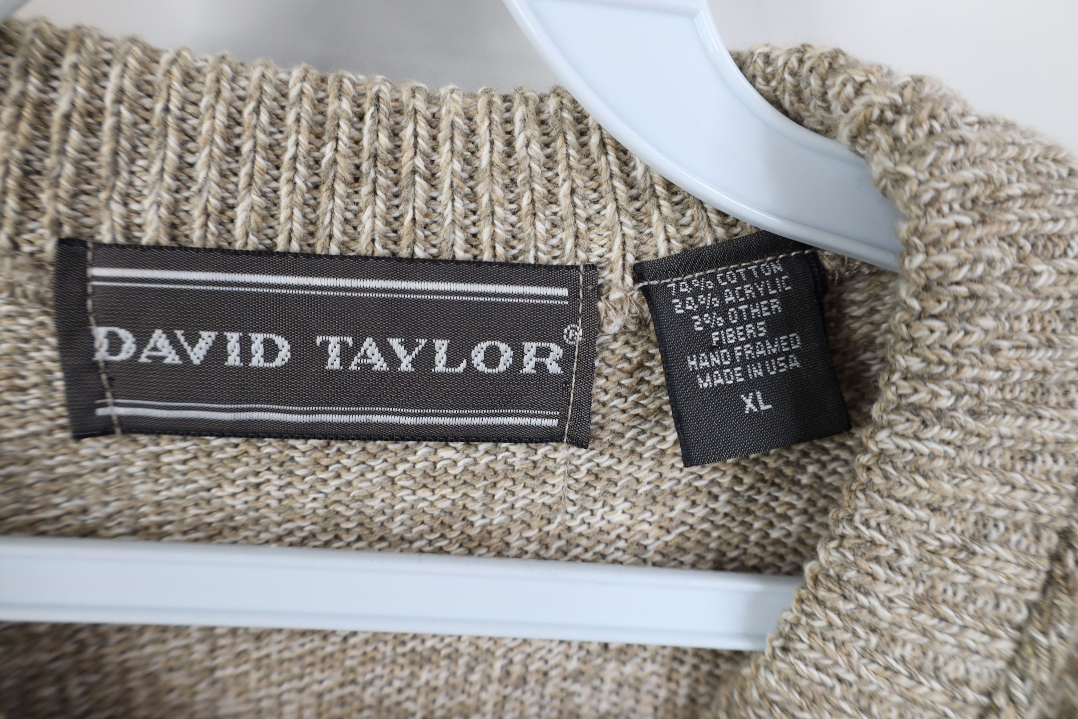 Vintage Vintage 90s Streetwear Ribbed Knit Crewneck Sweater USA Size US XL / EU 56 / 4 - 4 Thumbnail