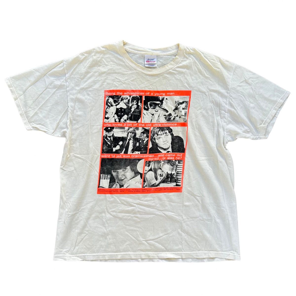 Vintage Vintage A CLOCKWORK ORANGE Movie Shirt STANLEY KUBRICK XL Size US XL / EU 56 / 4 - 1 Thumbnail