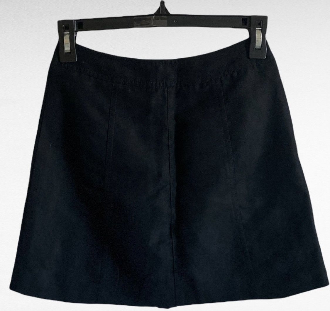 Divided BLACK SUEDE BUTTON UP HIGH WAIST MINI SKIRT Size 26" / US 2 / IT 38 - 6 Thumbnail