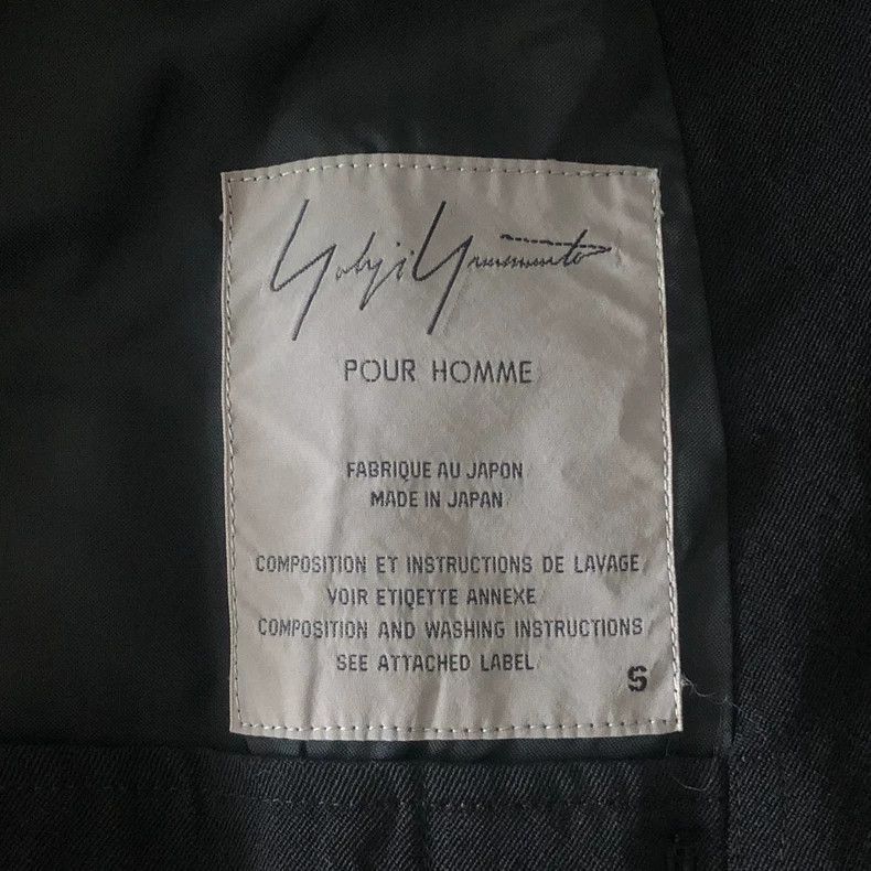 Yohji Yamamoto Yohji Yamamoto Yohji Yamamoto Black Blazer with Leather Po Size US S / EU 44-46 / 1 - 7 Thumbnail