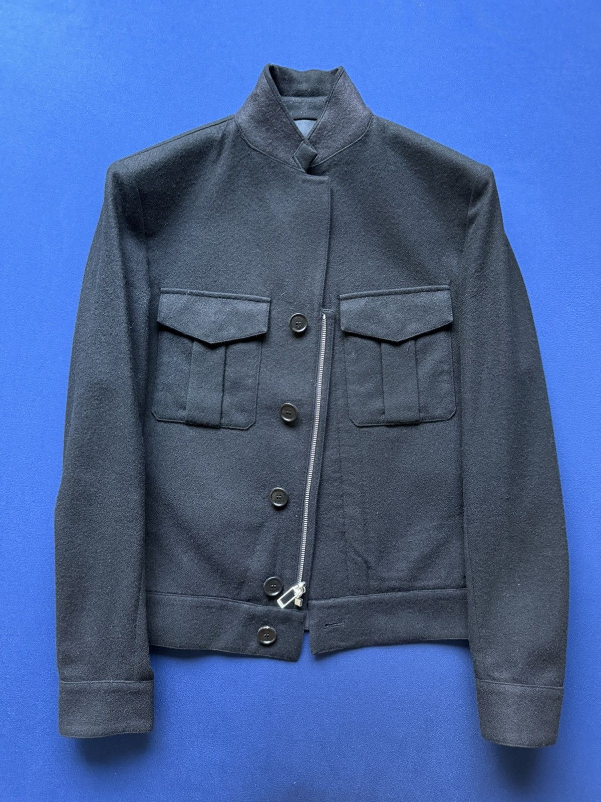 Dior Dior Homme - Kris Van Assche - 2009 F/W Wool Cropped Jacket Size US S / EU 44-46 / 1 - 1 Thumbnail