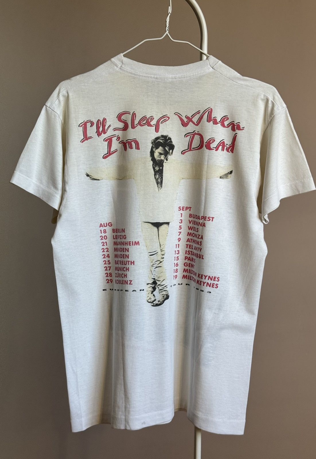 Band Tees Vintage 1993 Bon Jovi Keep The Faith T-shirt Tee Size US M / EU 48-50 / 2 - 4 Thumbnail