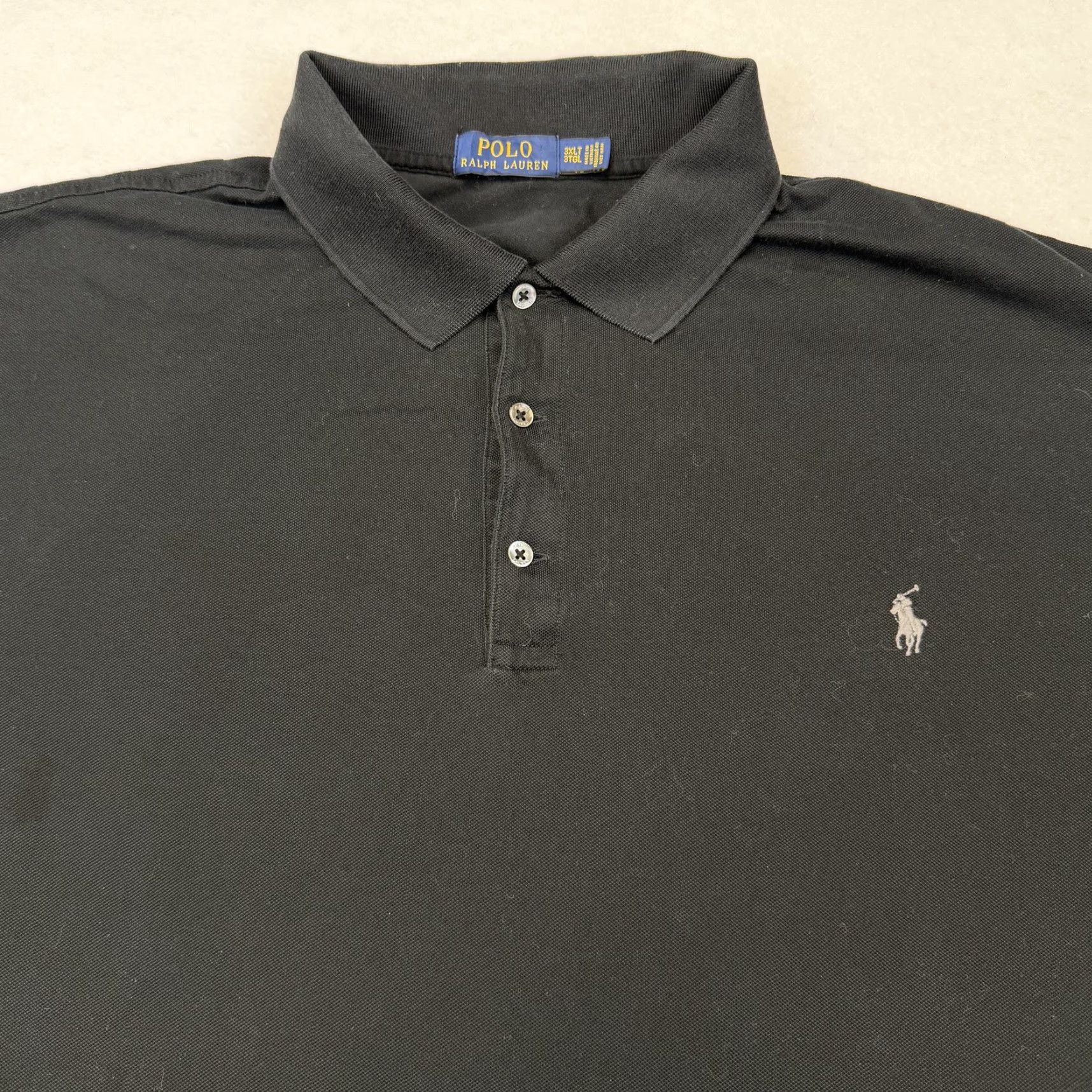 Polo Ralph Lauren **Ralph Lauren Men's Polo Shirt 3XLT Black Classic Fit Cotton Pony** User: Ralph Lauren Men's Polo Shirt Black 3XLT Classic Fit Cotton Pony Size US XXL / EU 58 / 5 - 3 Thumbnail