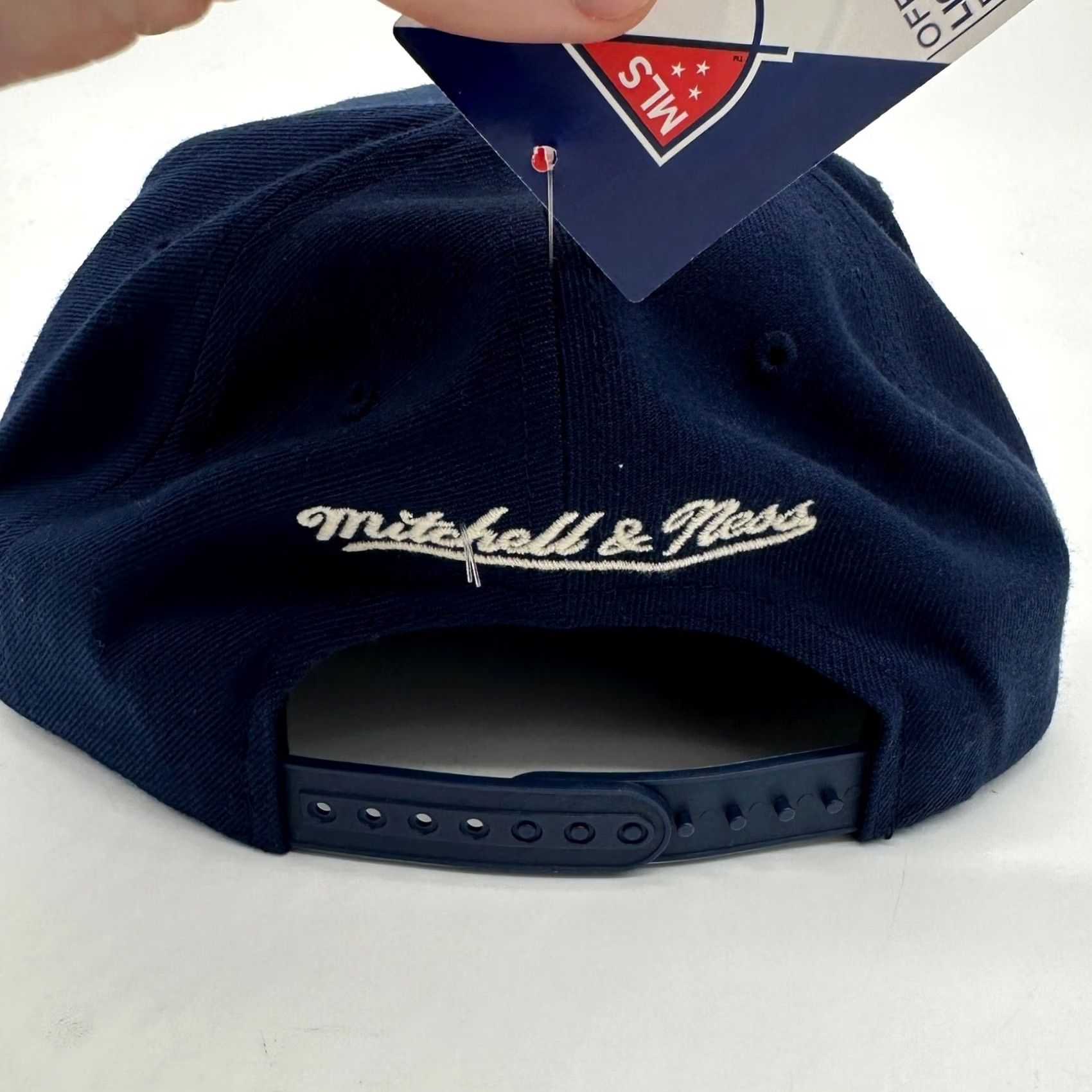 Mitchell & Ness New York Football Club Mens Hats OSFA Blue Golf Cap Snapback Mitchell Ness NEW Size ONE SIZE - 3 Thumbnail
