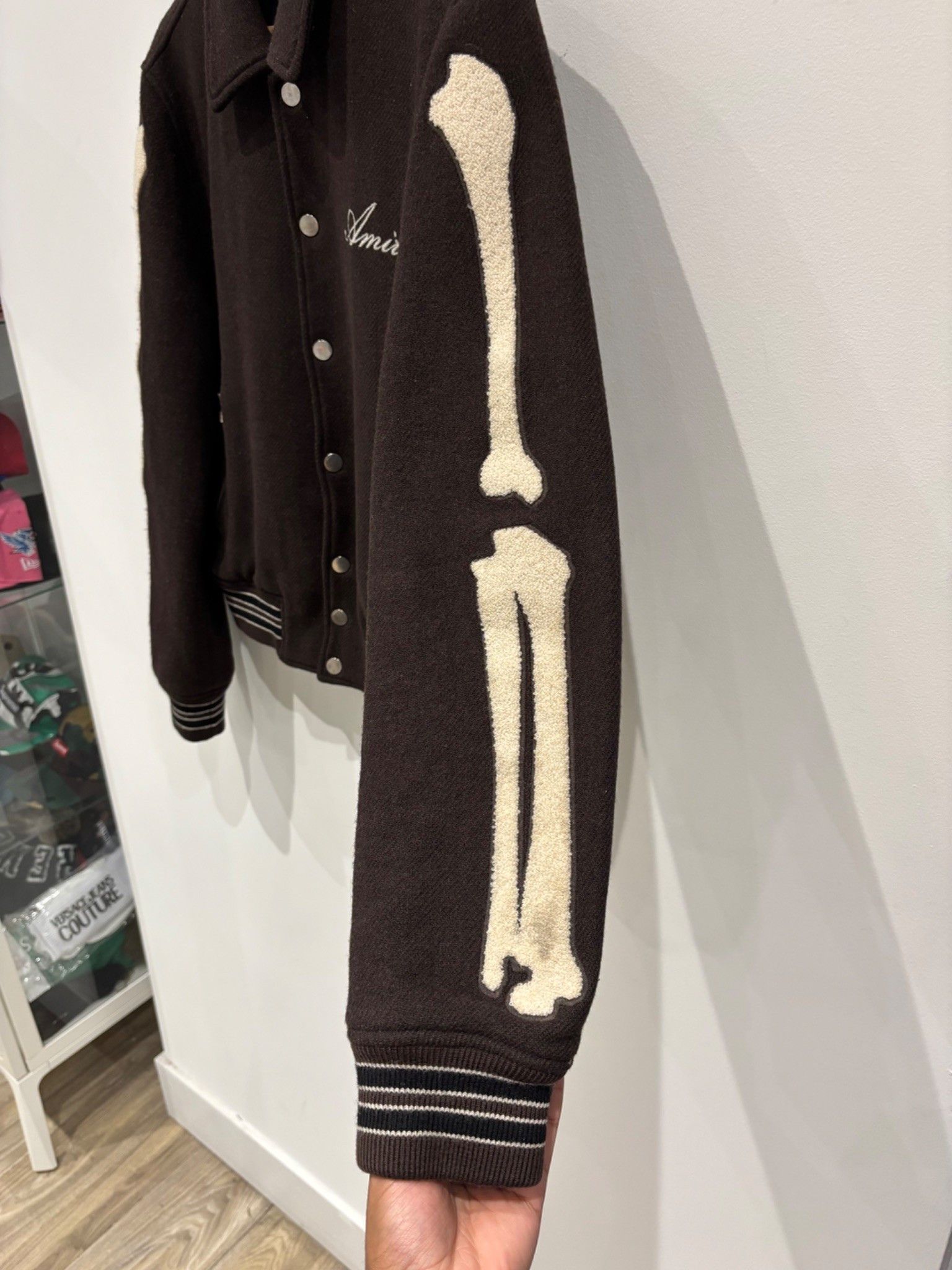 Amiri Amiri Bones Varsity Bomber Jacket Size US S / EU 44-46 / 1 - 3 Thumbnail