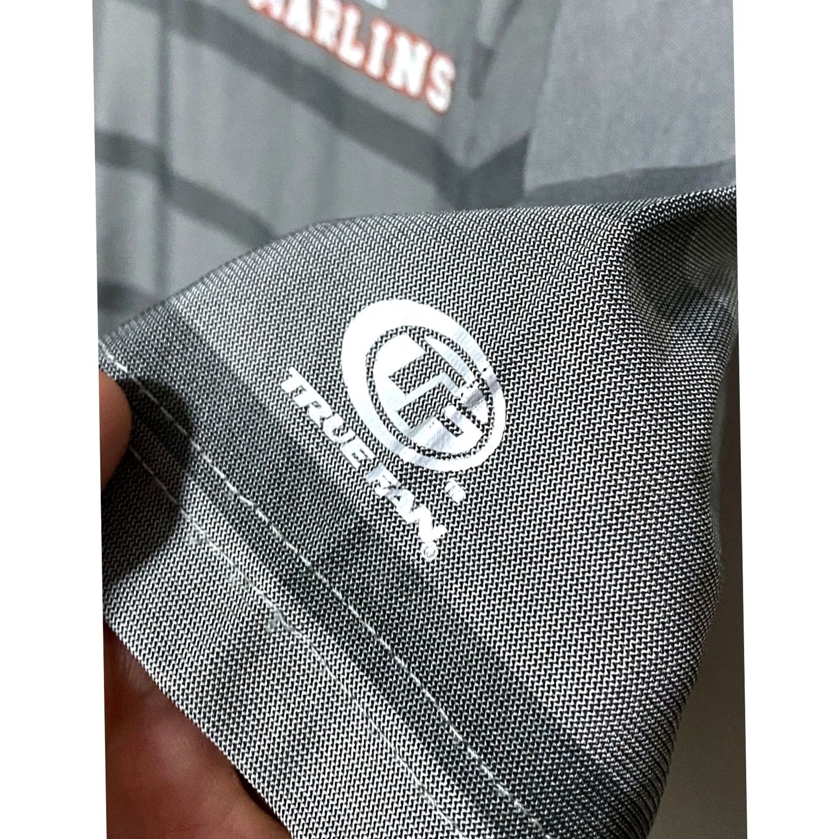 Vintage VINTAGE Miami Marlins True Fan Polo Shirt Mens 2XL Gray Striped Short Sleeve NWT Athletics Sports Casual Size US XXL / EU 58 / 5 - 4 Thumbnail