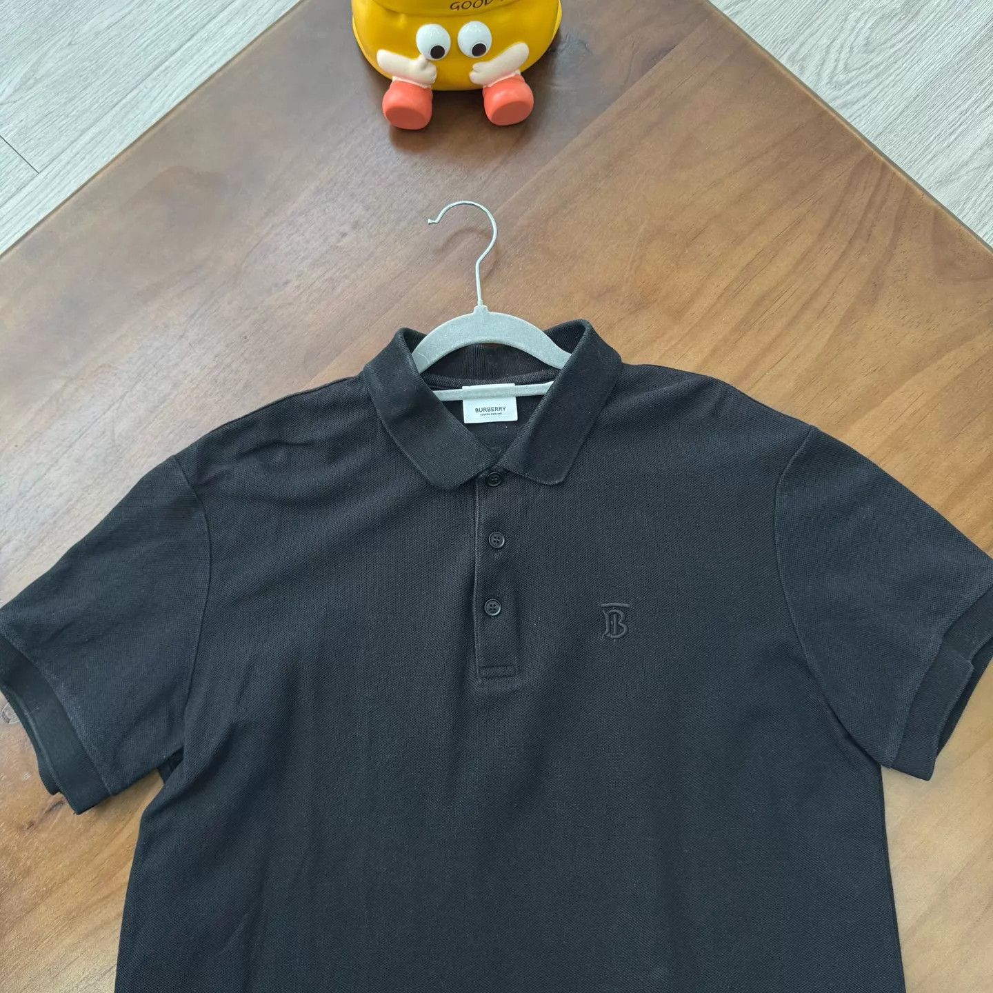 Burberry Burberry Black Logo Polo Shirt L Size US L / EU 52-54 / 3 - 4 Thumbnail