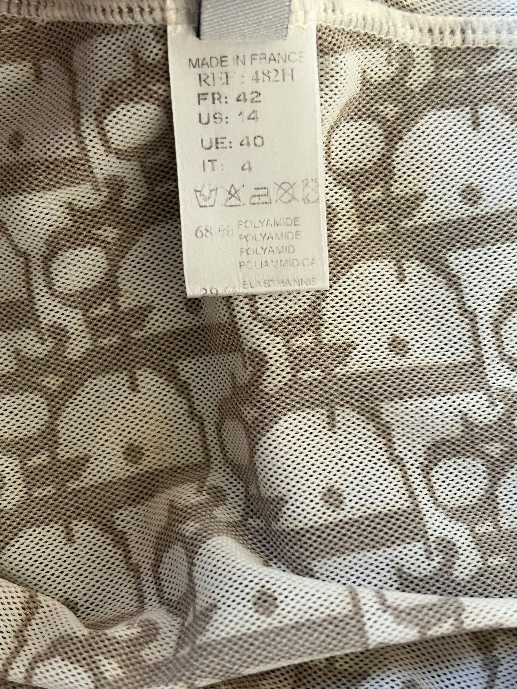 Dior Christian Dior by John Galliano 2005 Monogram Slip Dress Size XL / US 12-14 / IT 48-50 - 6 Thumbnail