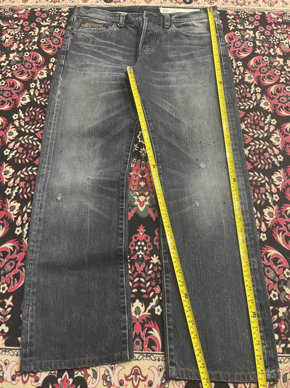 Japanese Brand Vintage Japanese Brand And Rica Sulphur Washed Whisker Jeans Size US 34 / EU 50 - 11 Thumbnail