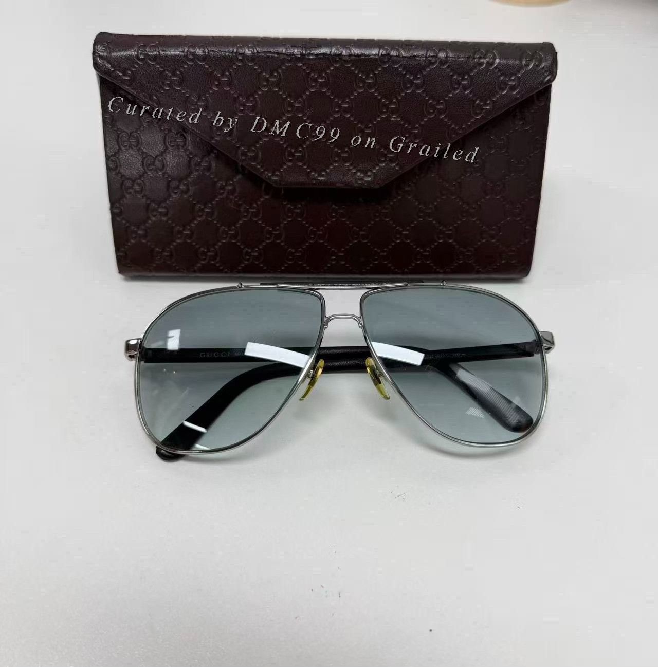 Gucci Gucci Aviator Sunglasses Size ONE SIZE - 1 Thumbnail