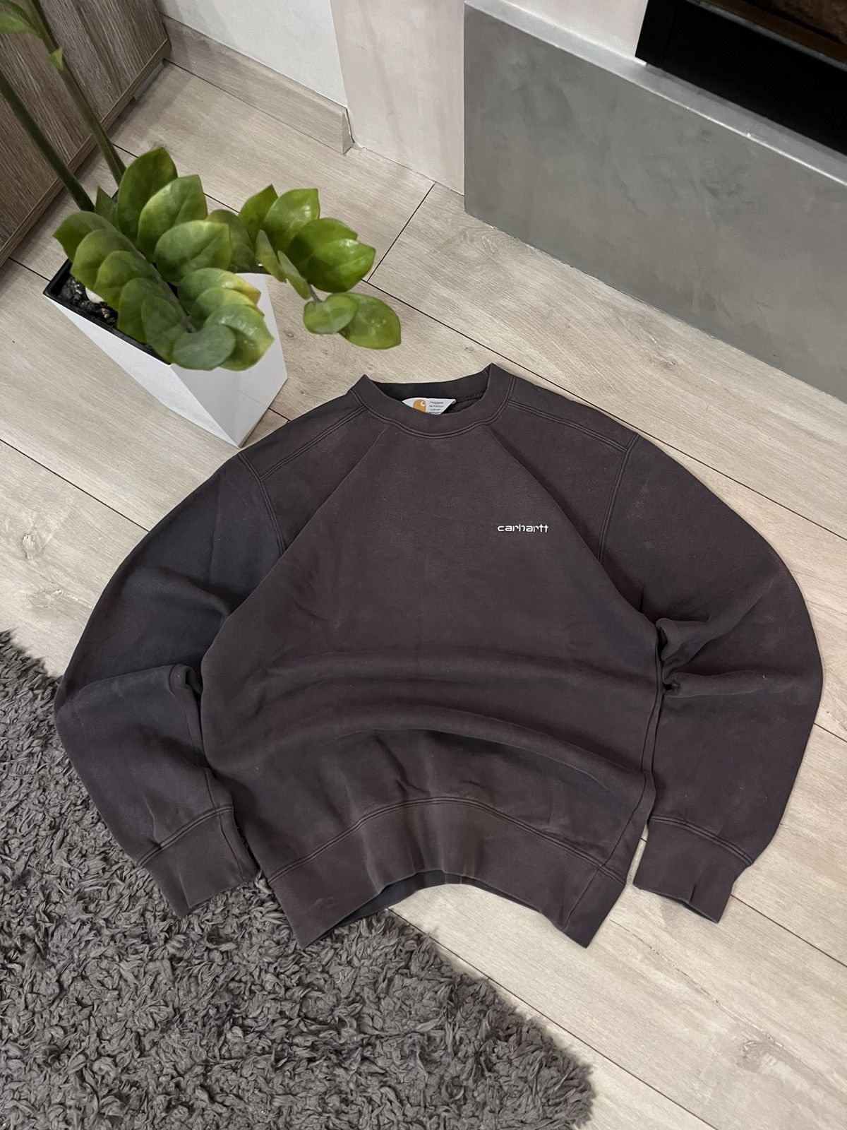 Carhartt × Vintage 🔥PERFECT FADED CARHARTT BOXY VINTAGE Y2K HOODED SWEATSHIRT Size US S / EU 44-46 / 1 - 1 Thumbnail
