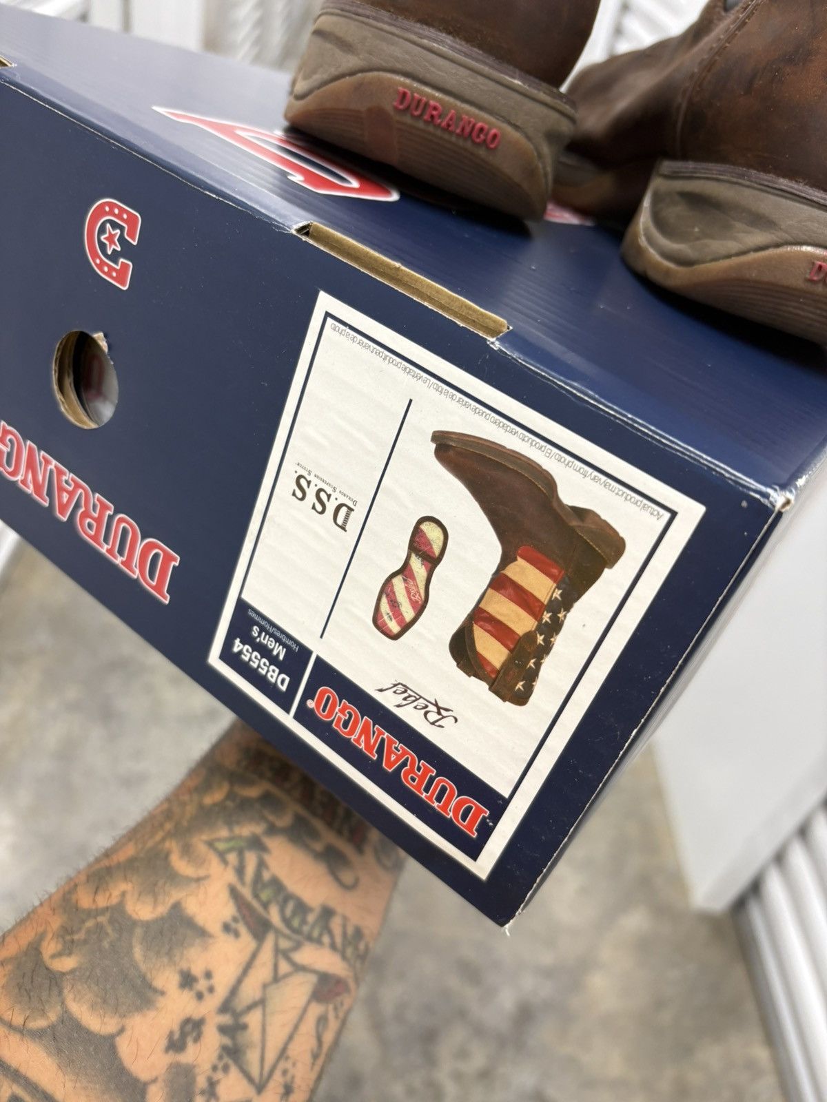 Durango × Vintage Durango American flag boots Size US 9.5 / EU 42-43 - 4 Thumbnail
