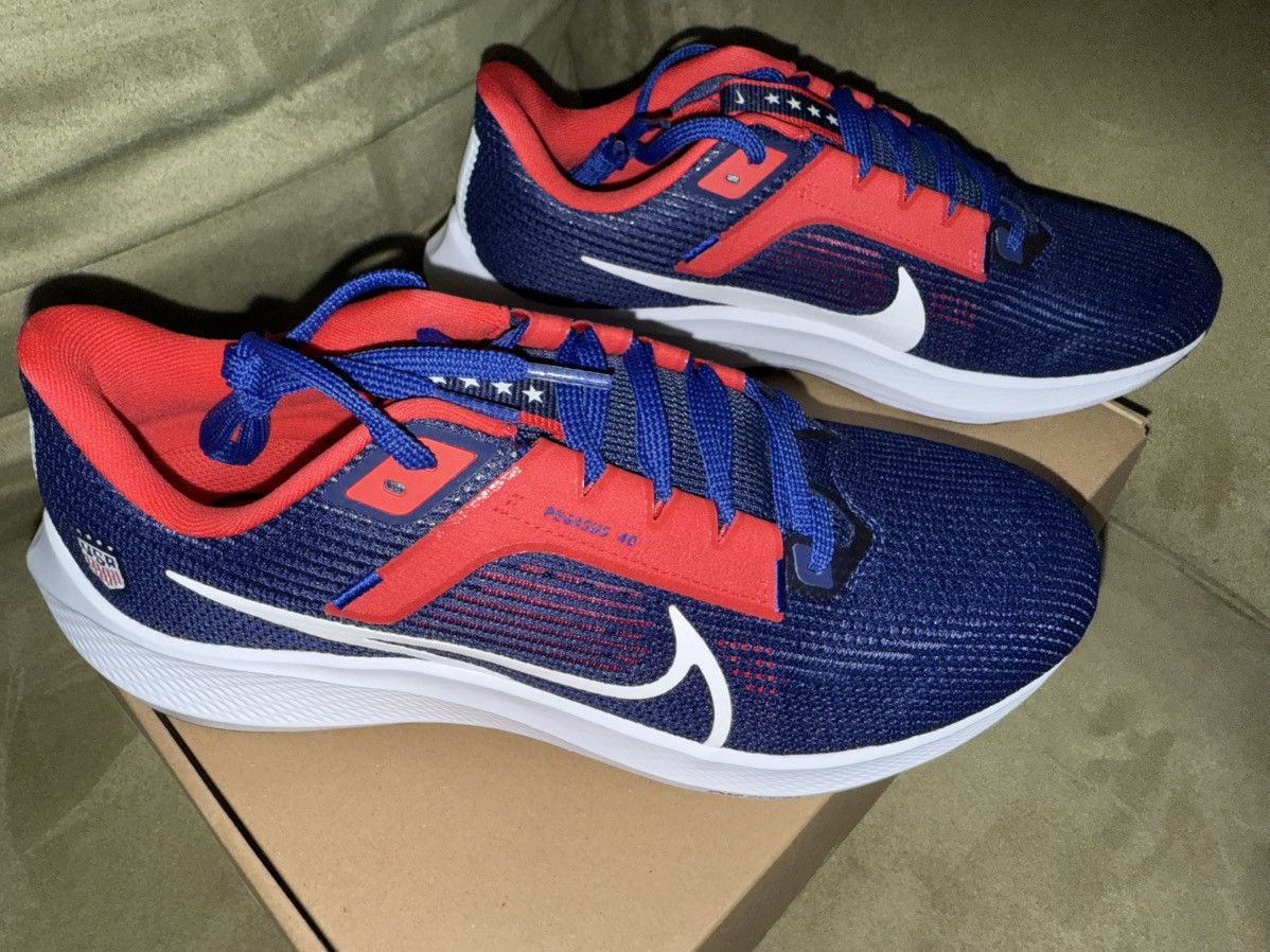 Nike Nike Air Zoom Pegasus 40 “USA USWNT” NEW w/ BOX! size 9 mens Size US 9 / EU 42 - 7 Thumbnail