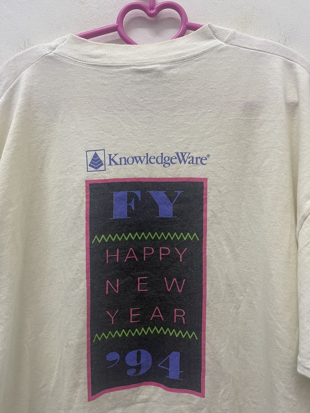 Microsoft Rare Vintage KNOWLEDGEWARE 1994 Size US L / EU 52-54 / 3 - 2 Thumbnail
