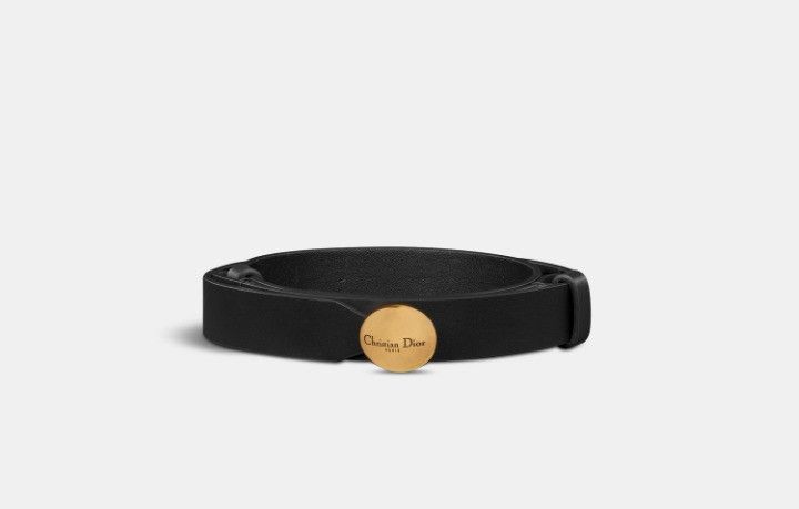 Dior o1w1db10325 Size: OS / B0585CB D-Pépite Belt in Black Size ONE SIZE - 1 Thumbnail