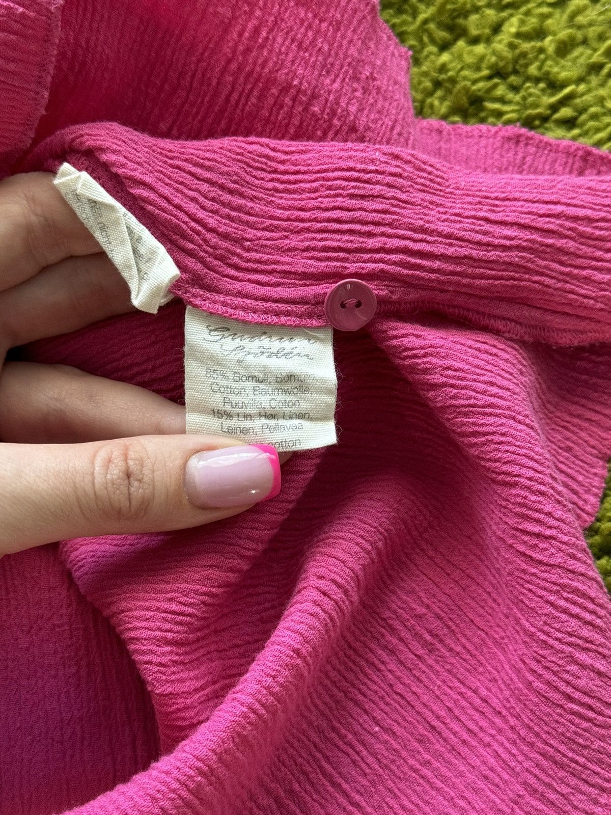 Designer Gudrun Sjoden avant garde pink dress Size L / US 10 / IT 46 - 6 Thumbnail