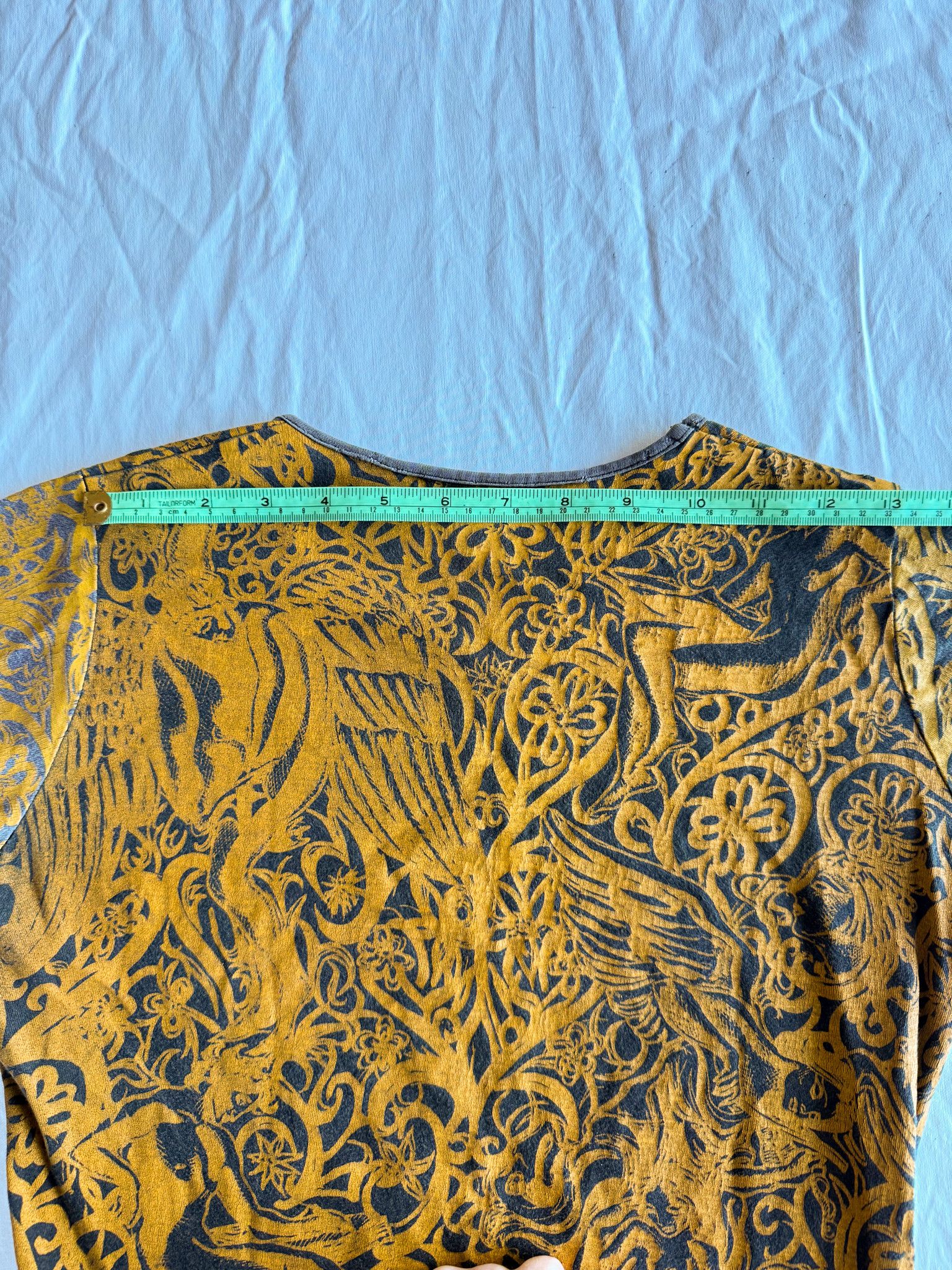 Marjan Pejoski Vintage Marjan Pejoski Gold Floral Overprint top Size M / US 6-8 / IT 42-44 - 7 Thumbnail
