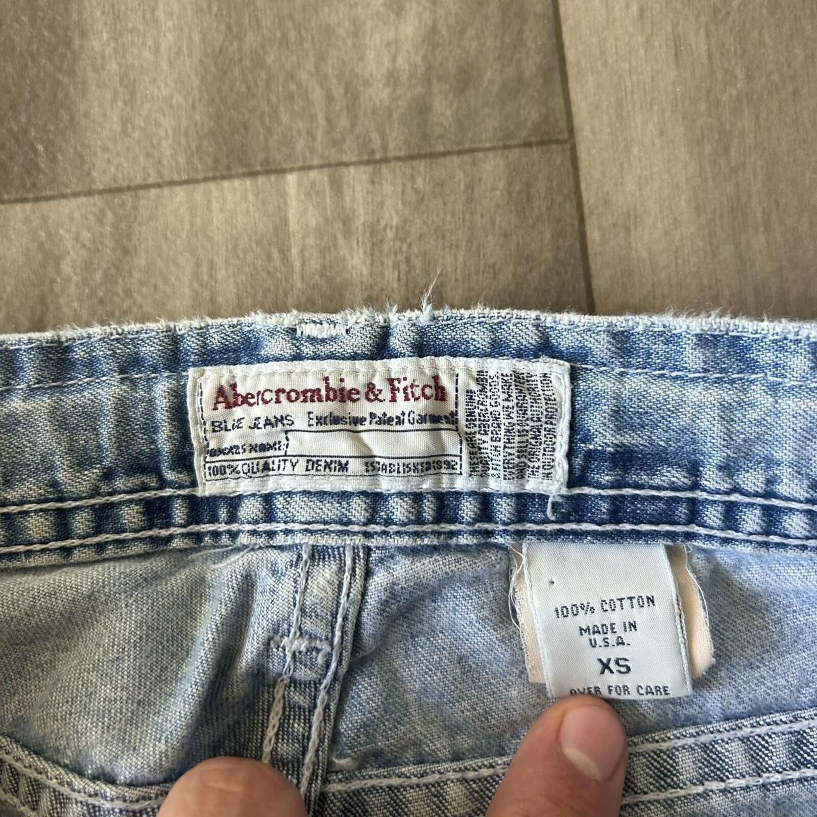 Abercrombie & Fitch Abercrombie & Fitch Women's Blue Jeans Size 26" / US 2 / IT 38 - 4 Thumbnail