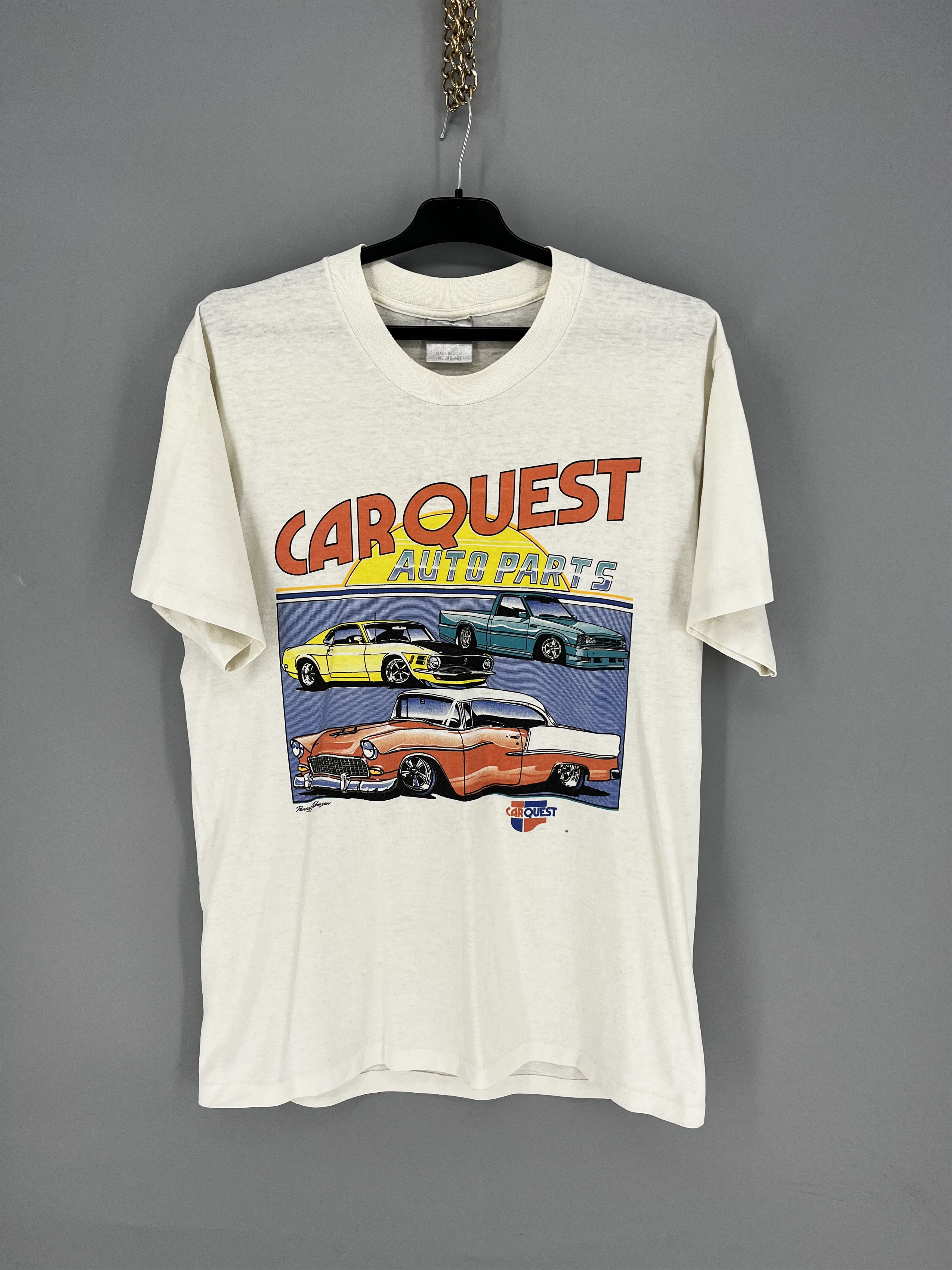 Vintage Vintage Car Quest Auto Parts T Shirt Size US XL / EU 56 / 4 - 1 Thumbnail