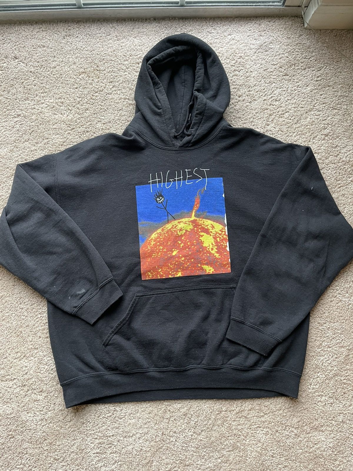 image of Travis Scott Highest In The Room Tshirt Large in Black, Men's