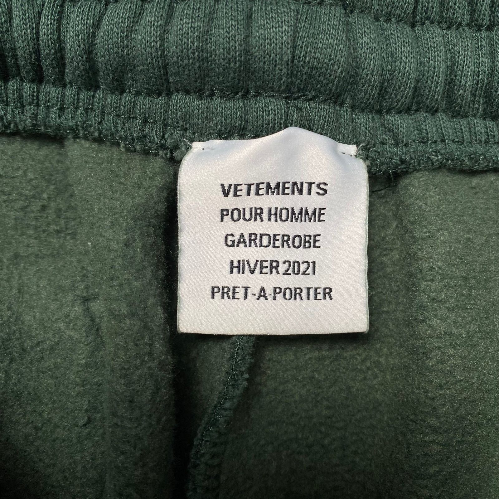 Vetements Vetements Green Polizei Joggers Size US 34 / EU 50 - 9 Thumbnail