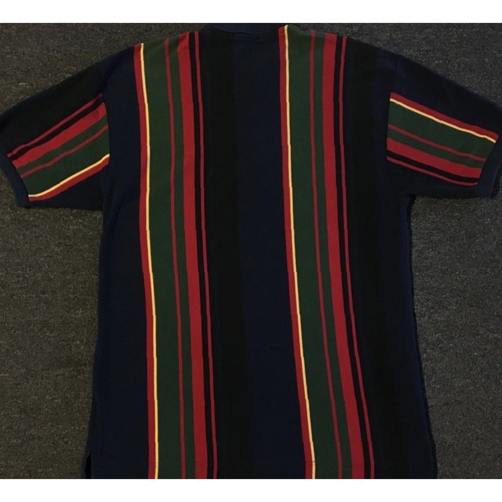 Nautica VINTAGE Nautica Polo Shirt Striped XL Men Short Sleeve Blue 90s Sailing Surf Skate Beach Nautical Retro US0 Size US XL / EU 56 / 4 - 3 Thumbnail