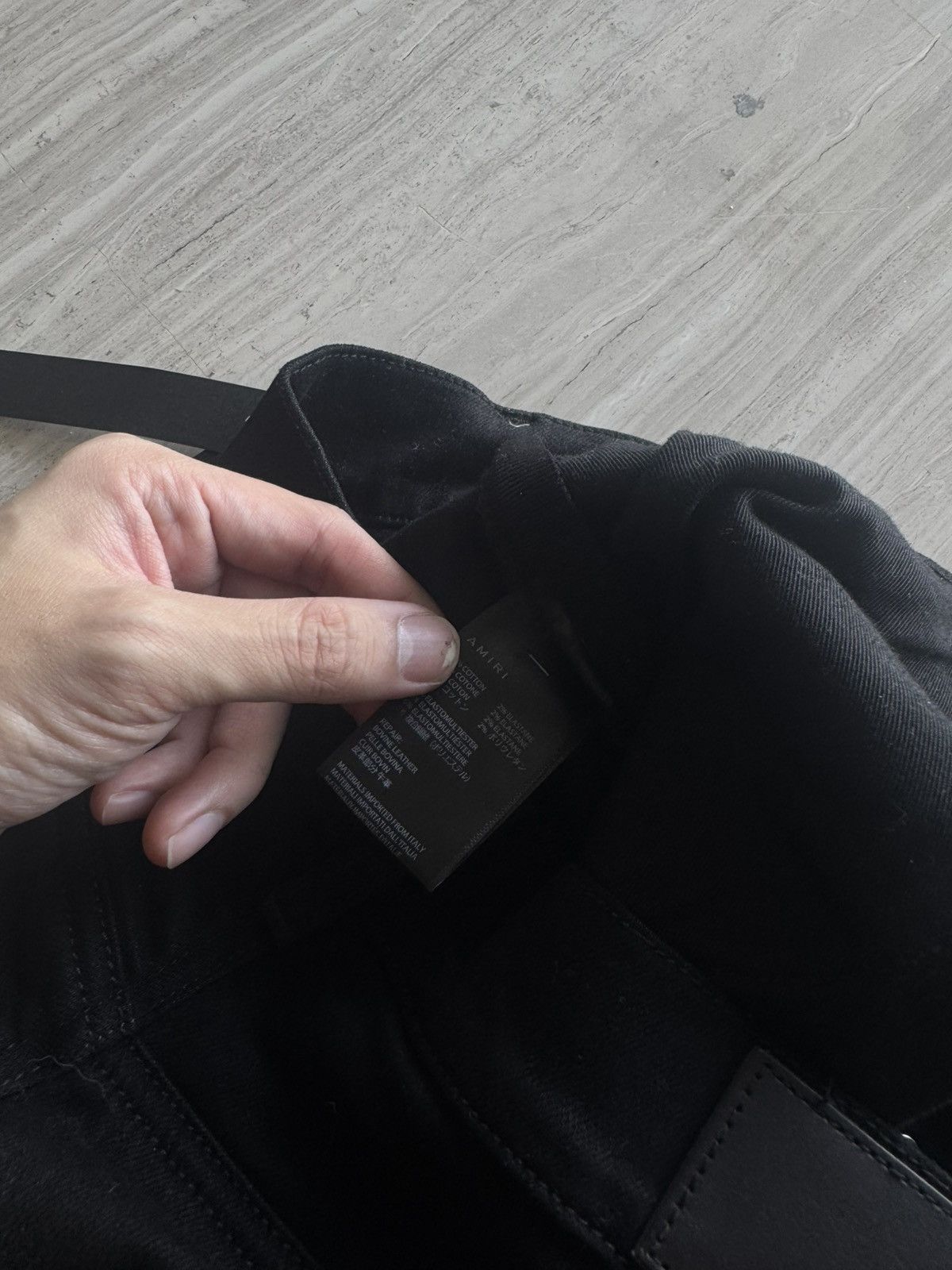 Amiri Amiri Black MX1 Denim Jeans Size US 32 / EU 48 - 4 Thumbnail