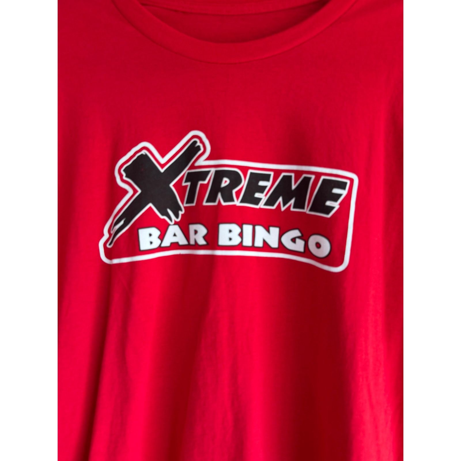 Gildan Xtreme Bar Bingo Tee Red Mens Large Funny Graphic Shirt Size US L / EU 52-54 / 3 - 2 Thumbnail