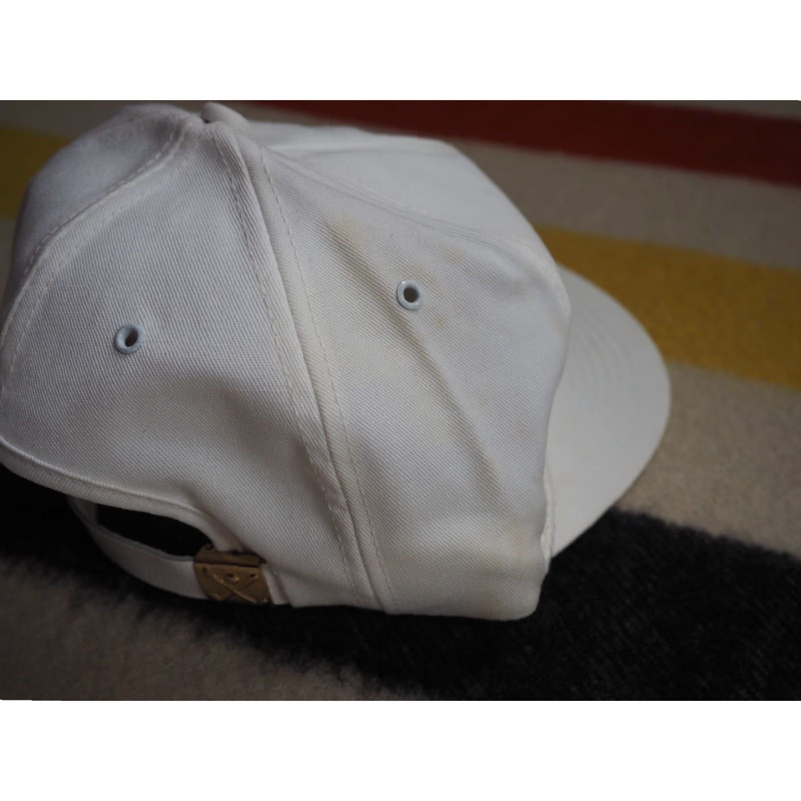 Vintage VTG 80s K-Brand Nitrogen Nitrofoam Chemical White Strapback Trucker Hat Cap OSFM Size ONE SIZE - 8 Thumbnail