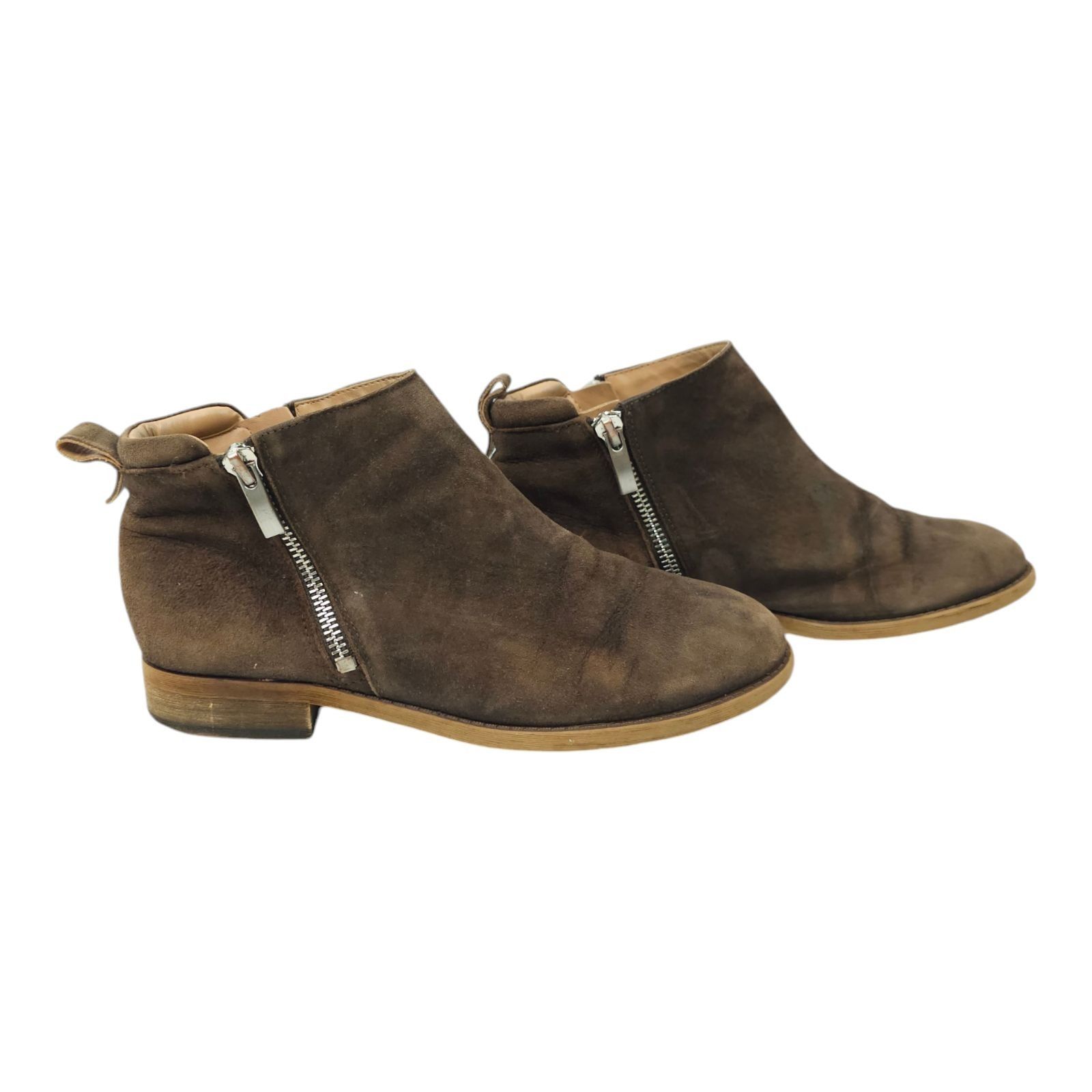 Franco Sarto Franco Sarto Keegan Ankle Boot Nubuck Leather Booties Womens Size US 6 / IT 36 - 12 Thumbnail