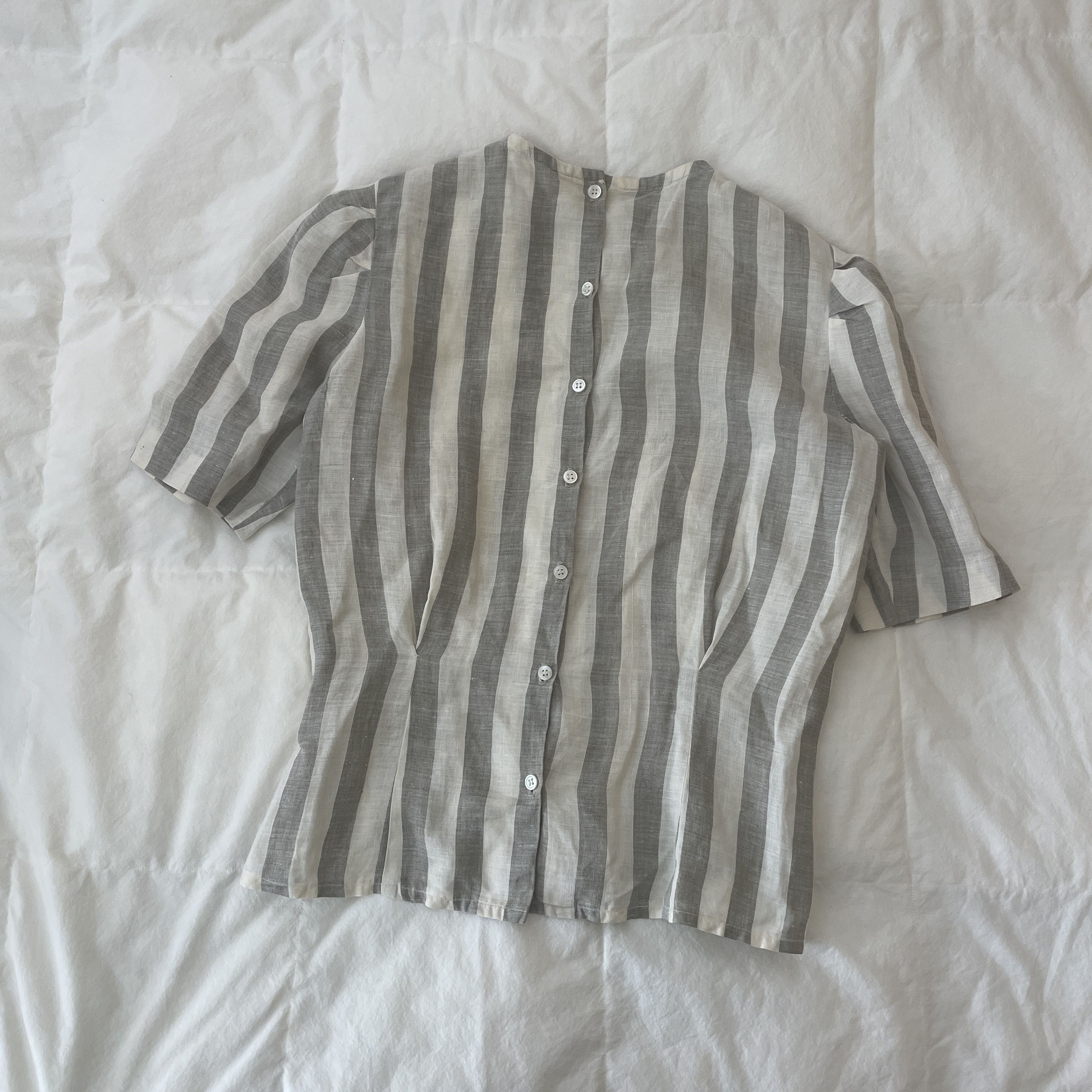Marc Jacobs × Perry Ellis × Vintage Runway Spring Summer 1981 Perry Ellis blouse Size L / US 10 / IT 46 - 5 Thumbnail