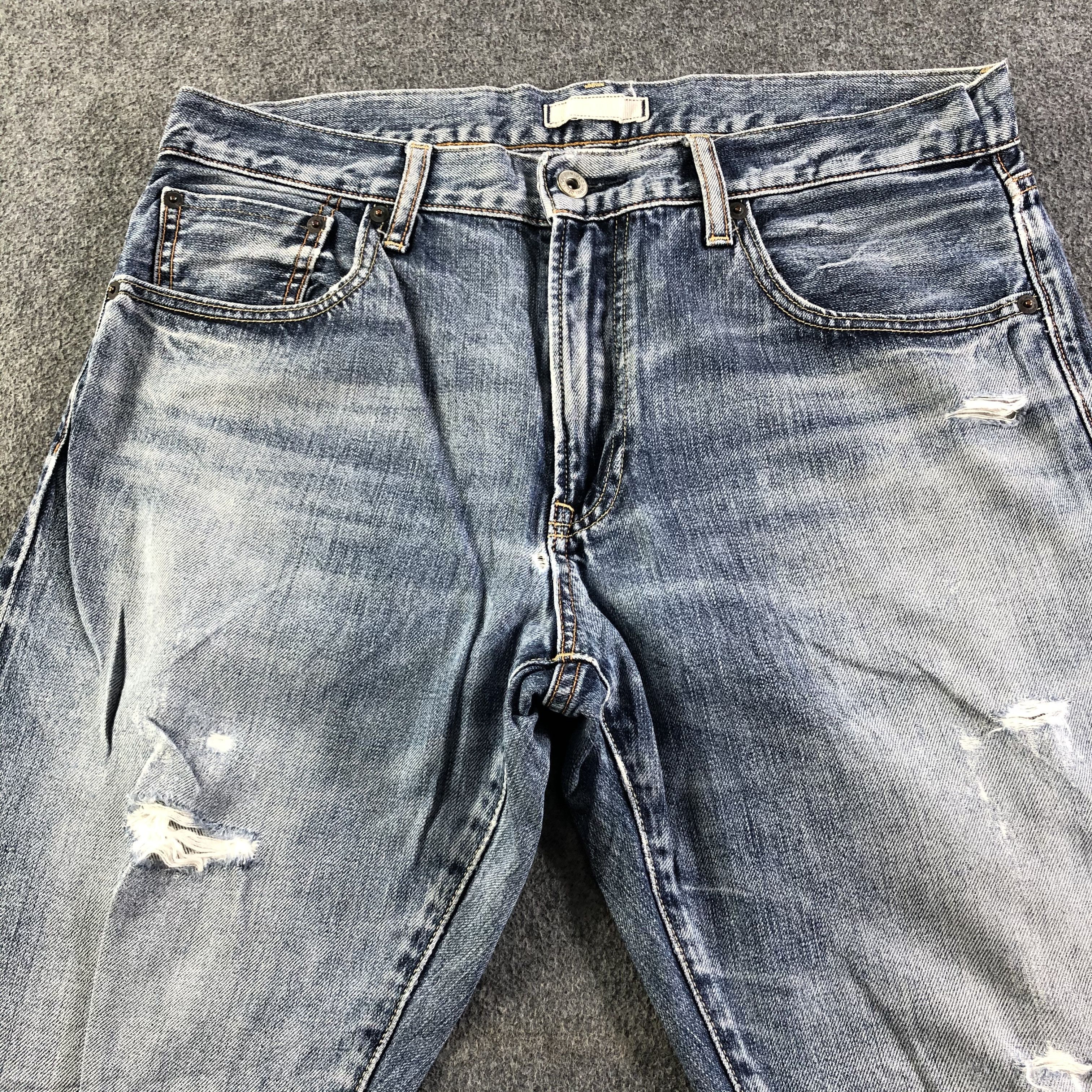 Uniqlo Blue Wash Uniqlo Selvedge Jeans-J2991 Size US 34 / EU 50 - 3 Thumbnail