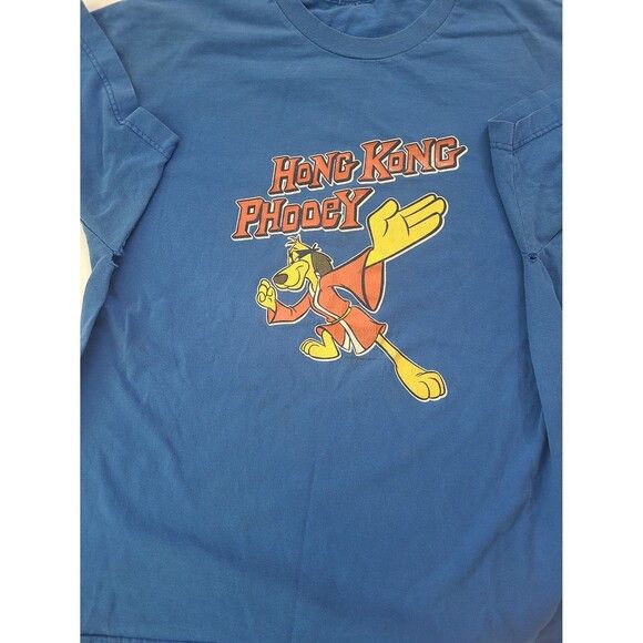 Vintage Vtg 90s Hong Kong Phooey T-shirt Hannah Barbera Size US XL / EU 56 / 4 - 2 Thumbnail