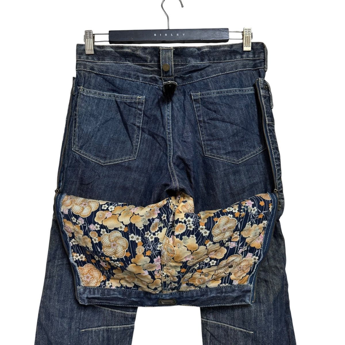 PPFM PPFM Double Waist Layered Denim Jeans Size US 32 / EU 48 - 1 Thumbnail