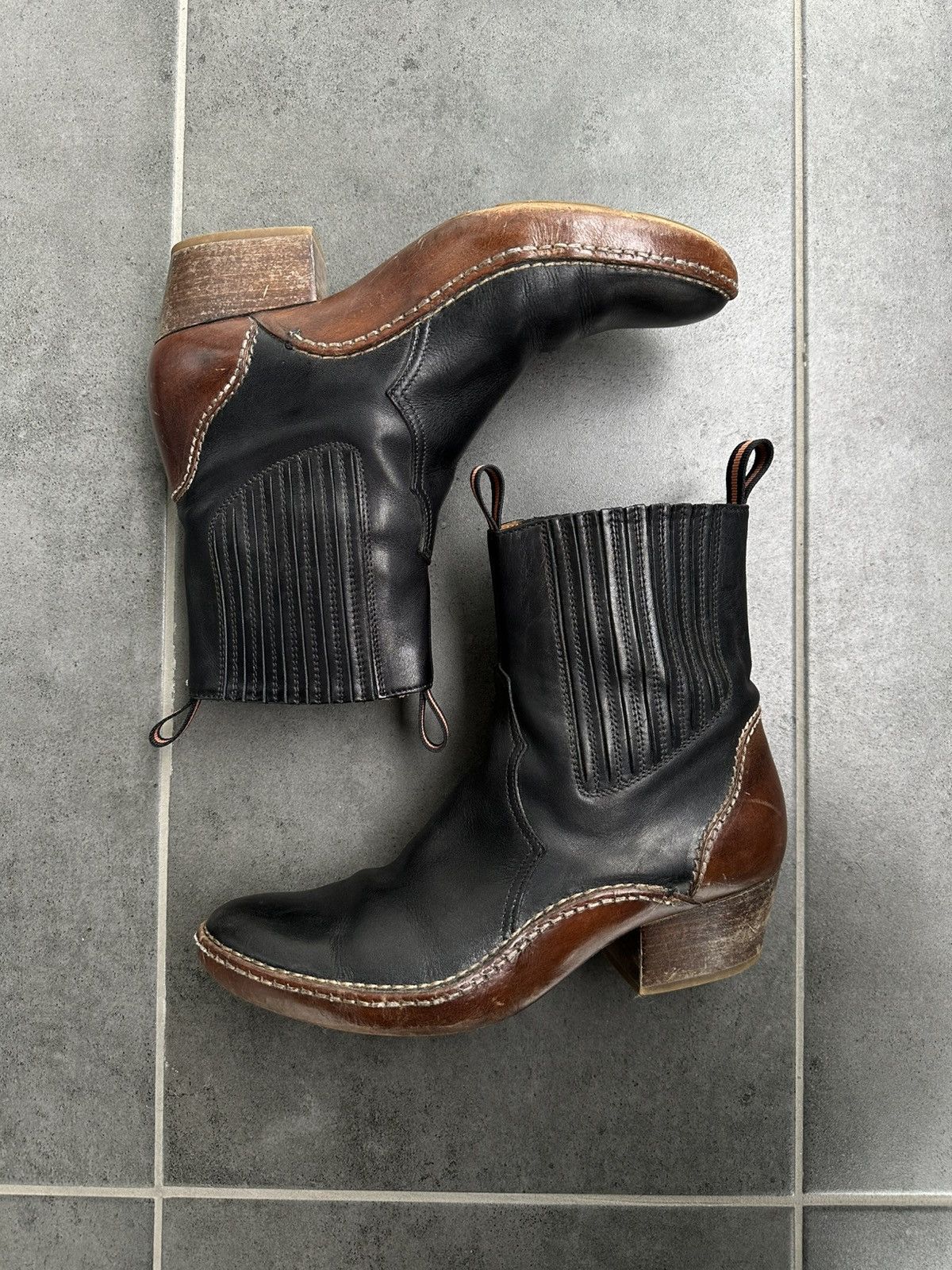 Maison Margiela Maison Margiela runway F/W 2015 Replica Western Boot 70’s Size US 8 / IT 38 - 2 Thumbnail