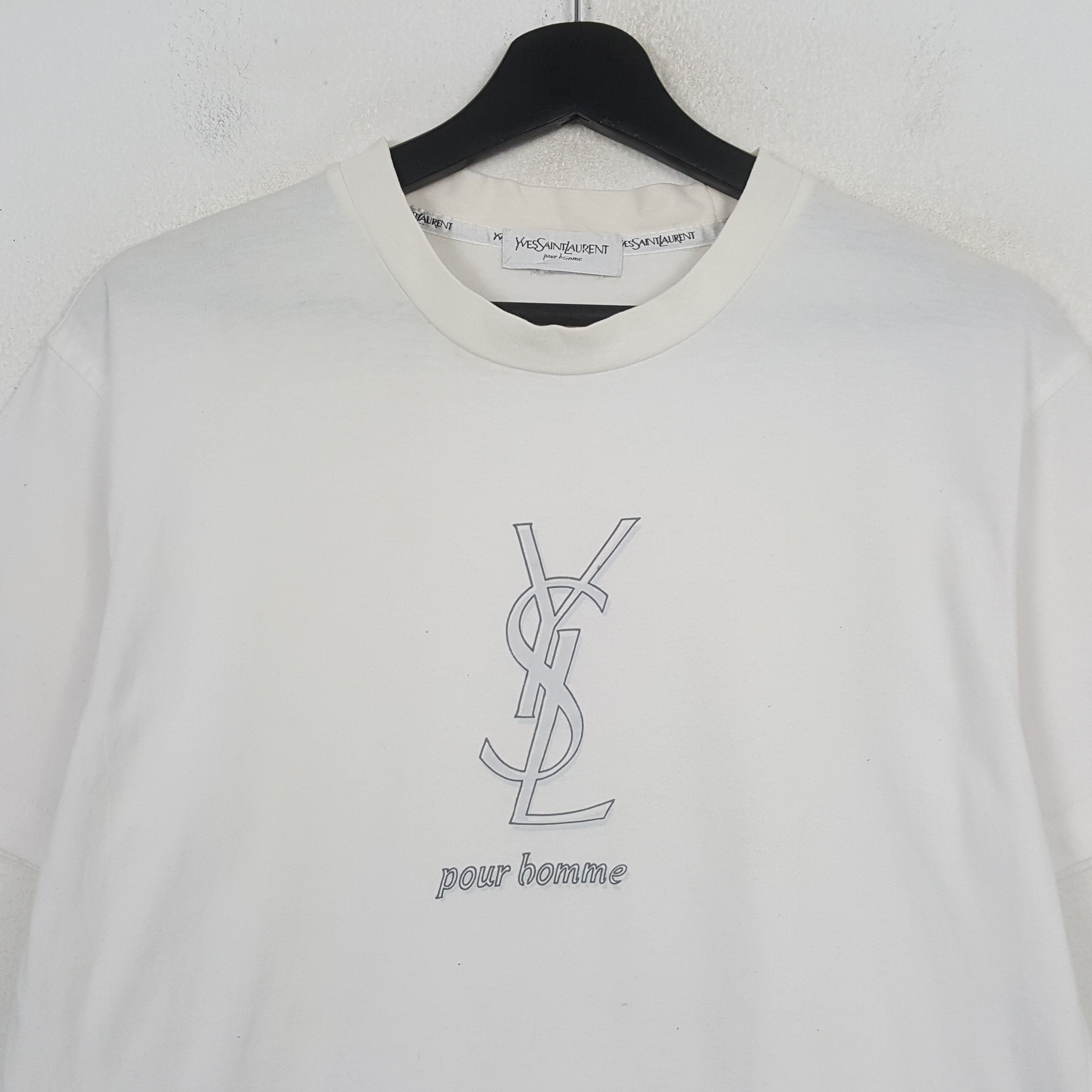 Yves Saint Laurent Yves Saint Laurent YSL Fashion Brand Tshirt C301N6 Size US M / EU 48-50 / 2 - 2 Thumbnail