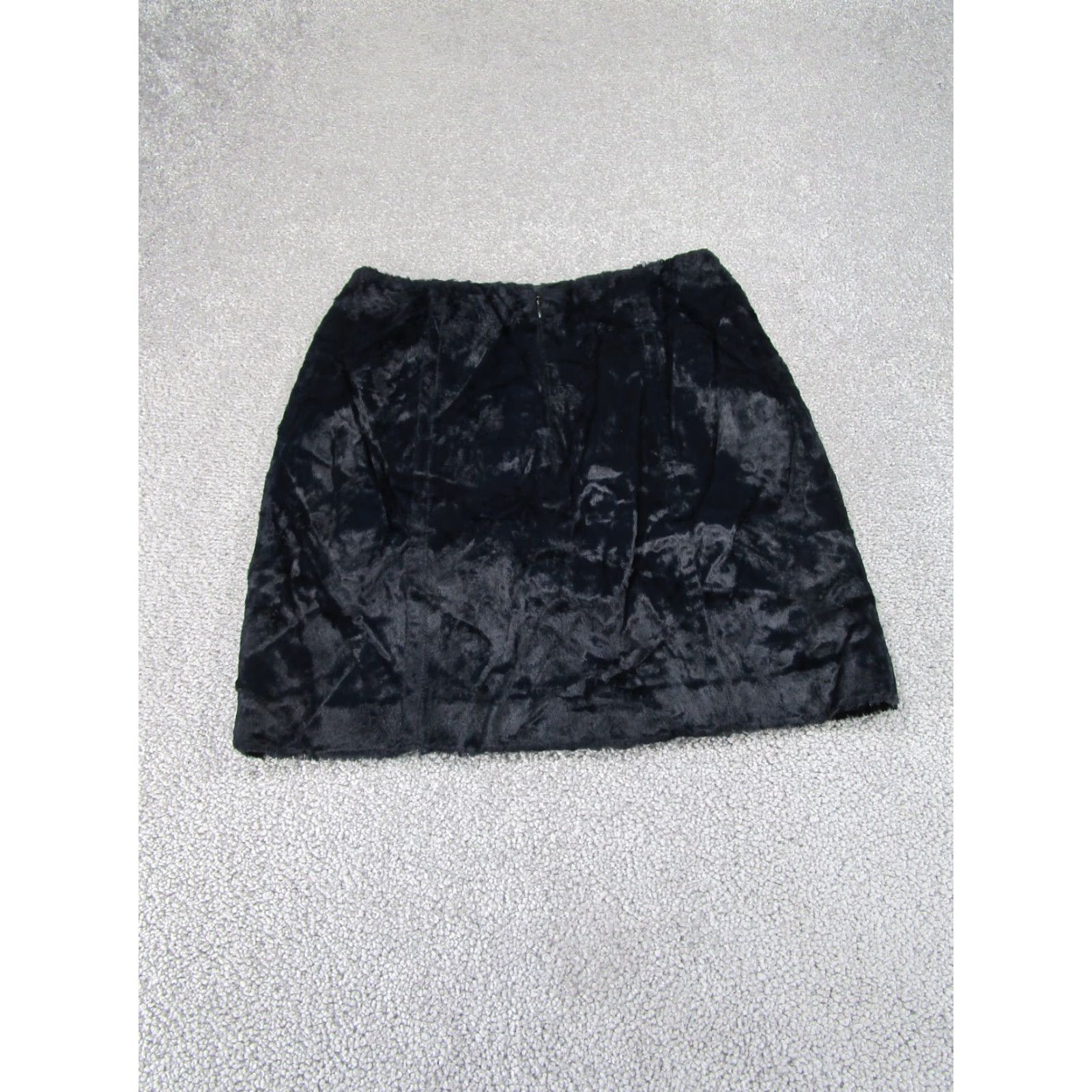 Michael Kors Michael Kors Mini Skirt Womens 2 Black Faux Fur Casual Party/Cocktail Travel Zip Zipper Cotton Blend Short Style Mini Skirt Womens 2 Black MK Size 26" / US 2 / IT 38 - 7 Thumbnail